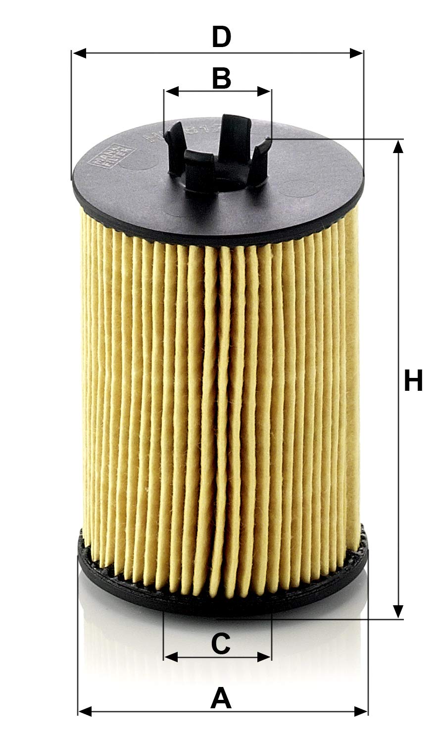 Mann Filter Mann-Filter Hu 612/1 X Metal-Free Oil Filter