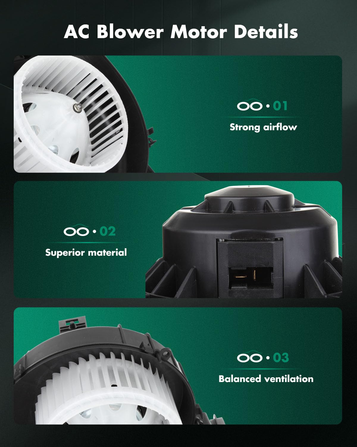 Scitoo 700240 Front Hvac Blower Motor With Fan Cage For Nissan For Altima L4 2.5L 2005 2006,For Nissan For Altima V6 3.5L 2005 2