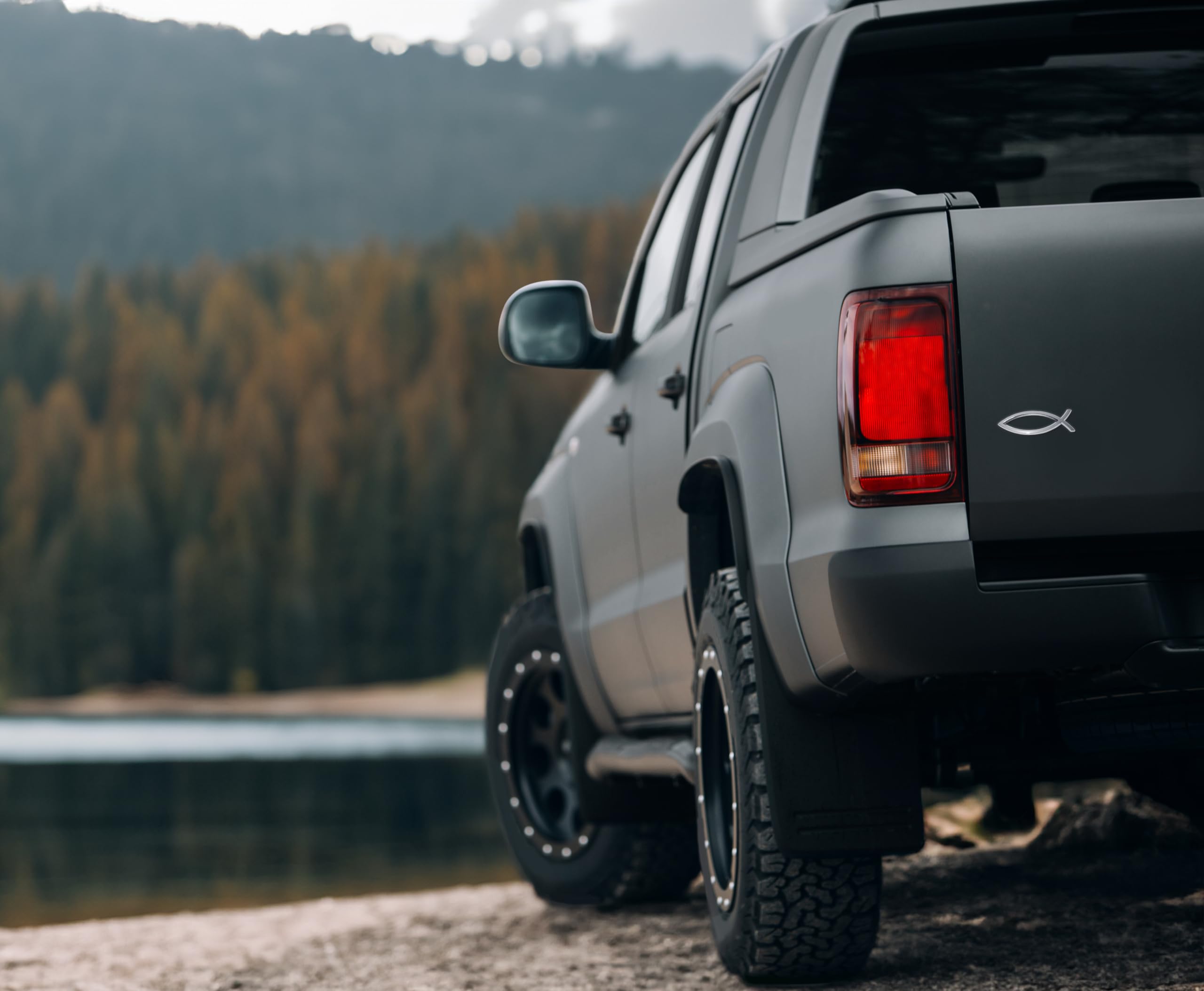 Christian Fish Chrome Auto Emblem