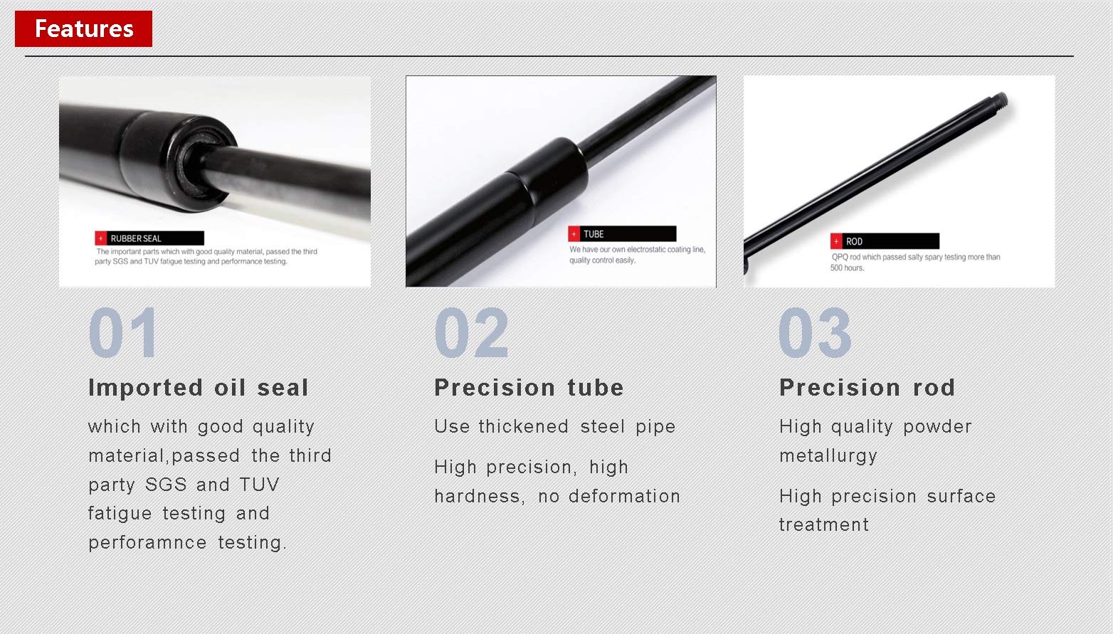 2Pcs 15.75 Inch Front Hood Struts Lift Supports Compatible With 05-08 F150 F-150 (Note:Aluminum Hood) - Shock Gas Spring Prop Rod