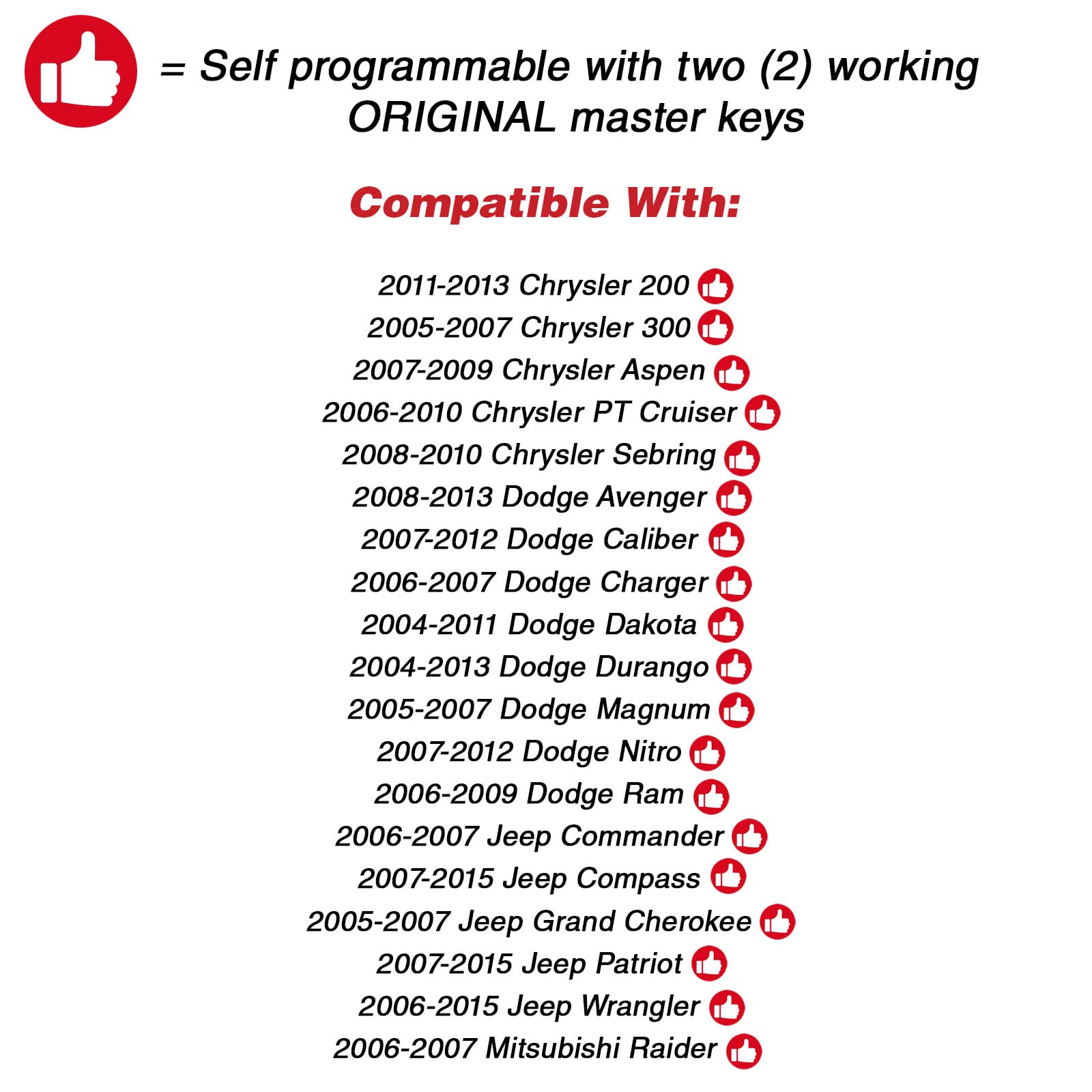 Keylessoption Keyless Entry Remote Control Car Key Fob Replacement For Oht692427Aa Kobdt04A Red