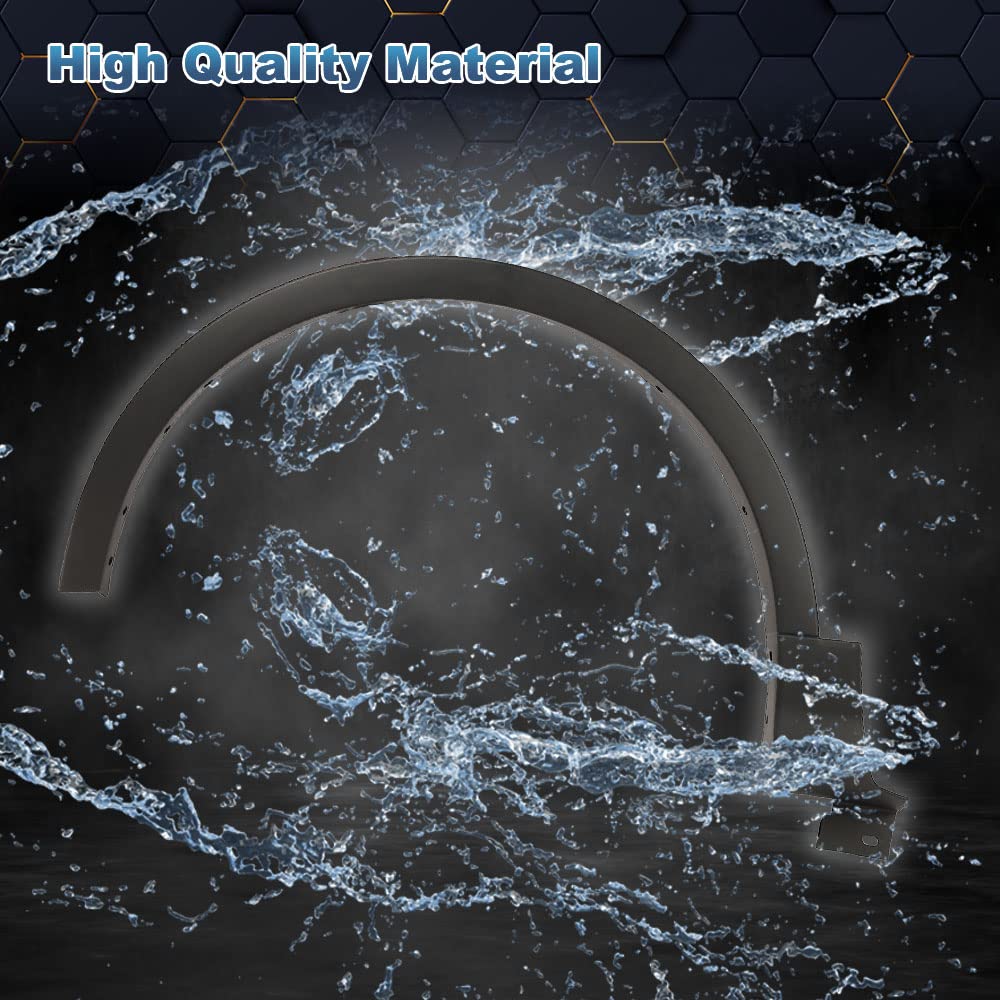 PIT66 Fender Flare,Compatible with 13-17 Ford Escape Wheel Well Arch Molding Front Left & Front Right CJ5Z-16268-AB