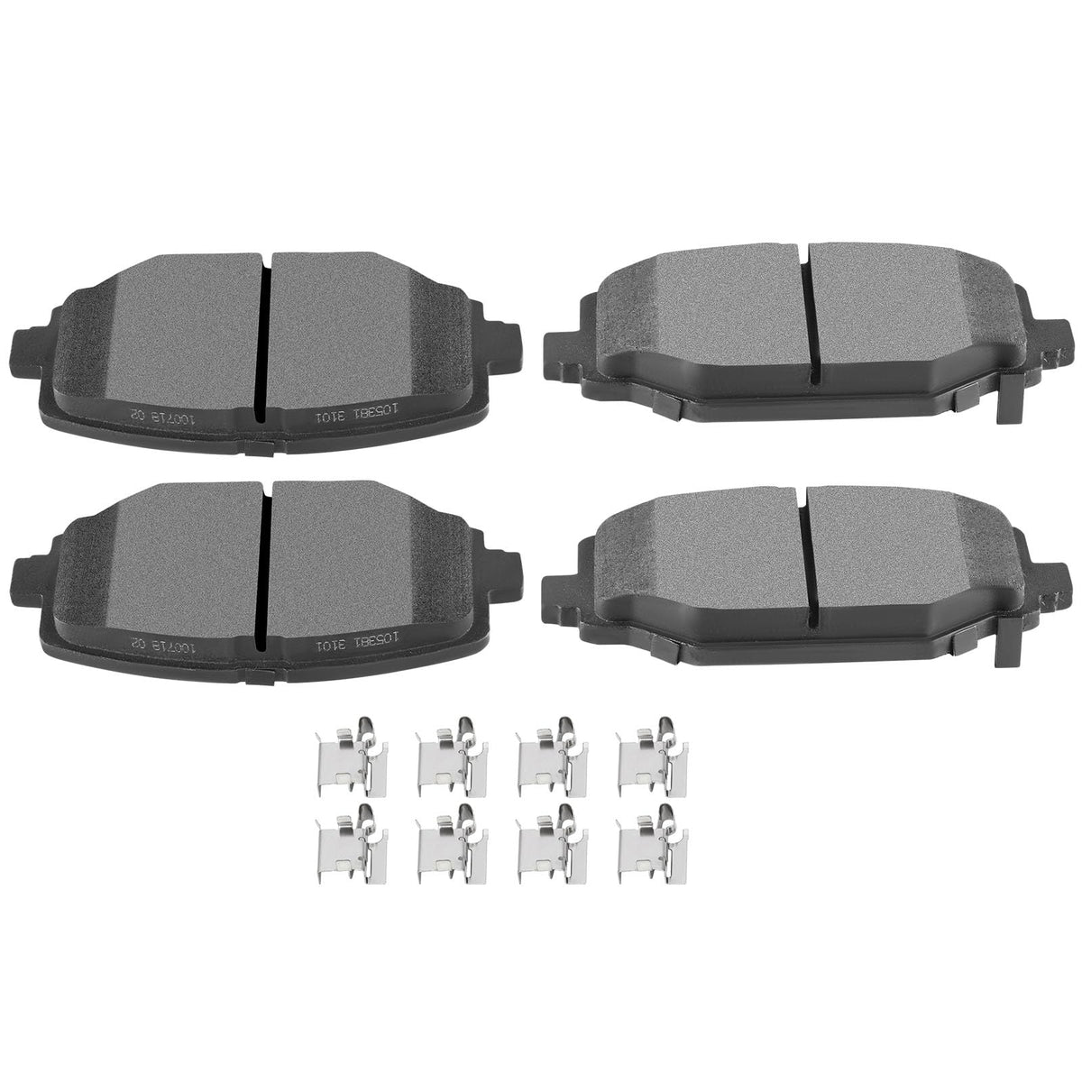 Scitoo D1596 Rear Semi-Metal Brake Pads Sets Fit For Chrysler Town & Country 12-16,For Dodge Grand Caravan 12-19,For Dodge Journ
