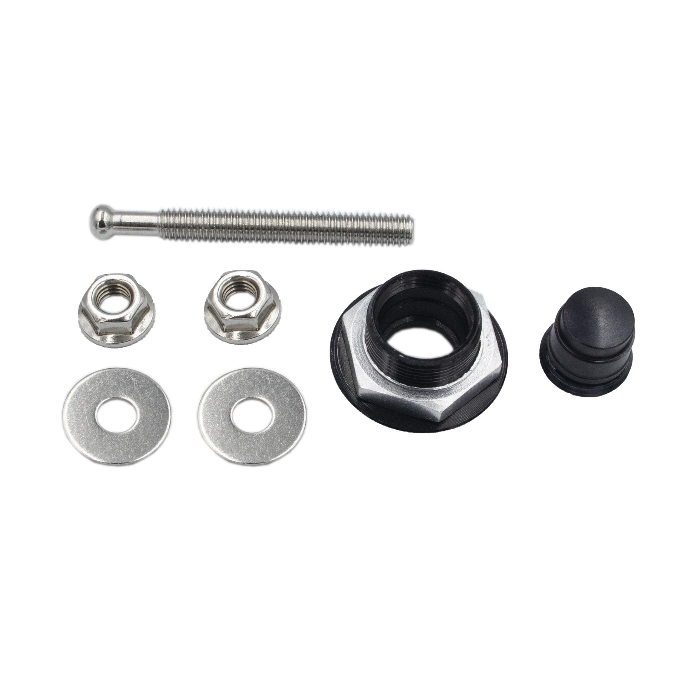 Woopeey 4 Pcs 1.25 Inch Universal Aluminum Vehicle Hood Pins-Quick Release Lock Latch Bumper License Plate Lock Clip Push Button