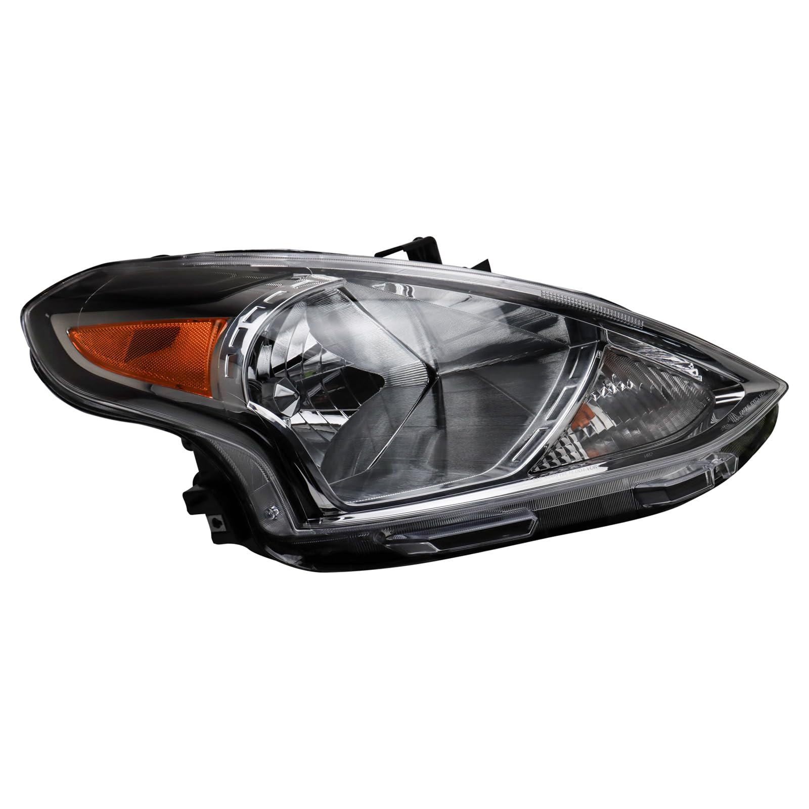 Trq Driver & Passenger Side Headlight Assembly Set Headlights Driver & Passenger Side Compatible With 2015-2019 Nissan Versa Ni2