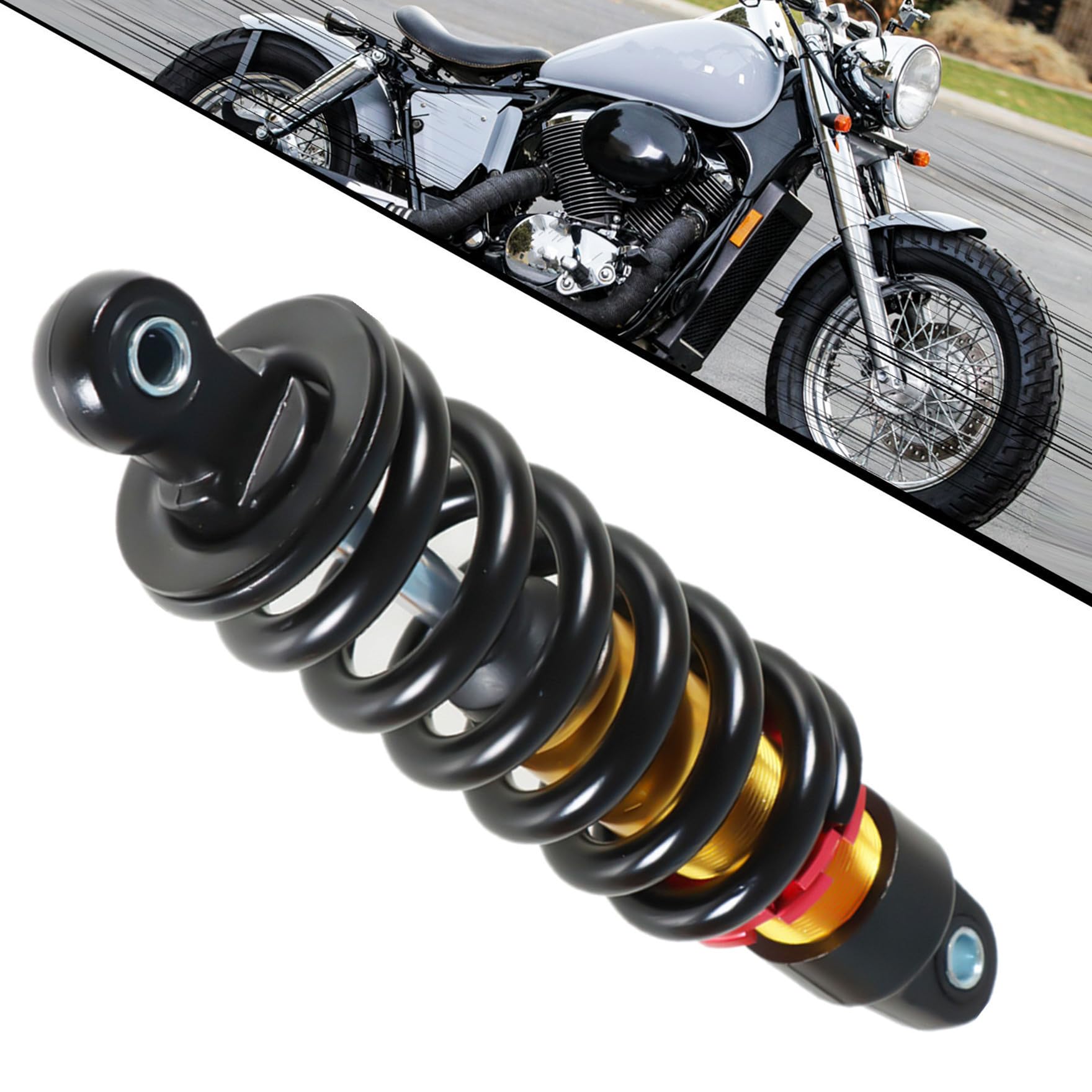 waltyotur 10.5 270mm Rear suspension Shock Absorber Spring Replacement for Dirt Pit Bike SDG SSR Coolster 110cc 125cc 800lbs