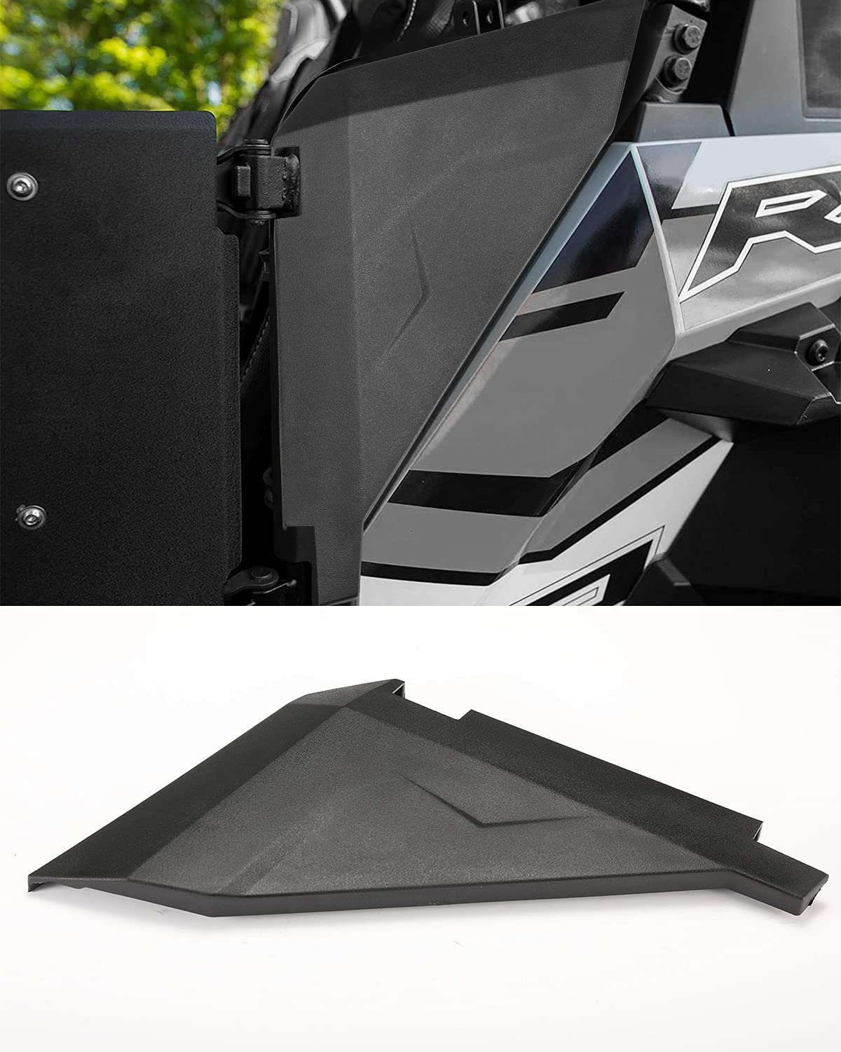 A & Utv Pro Lower Door Insert Panels For 2014-2020 Polaris Rzr 900 2 Seater Durable Door Accessories，Plastic With Built-In Metal Frame For Polaris 900/Fox/Eps/Epx Xc, Replace Oem # 2880207