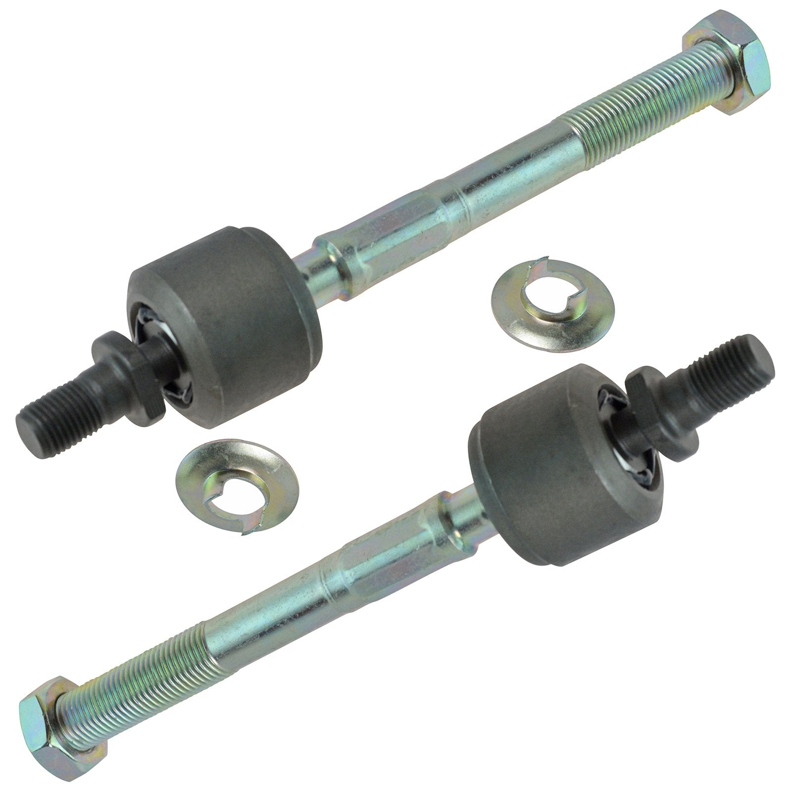 TRQ Front Inner Tie Rod Set Compatible with 1990-1993 Acura Integra