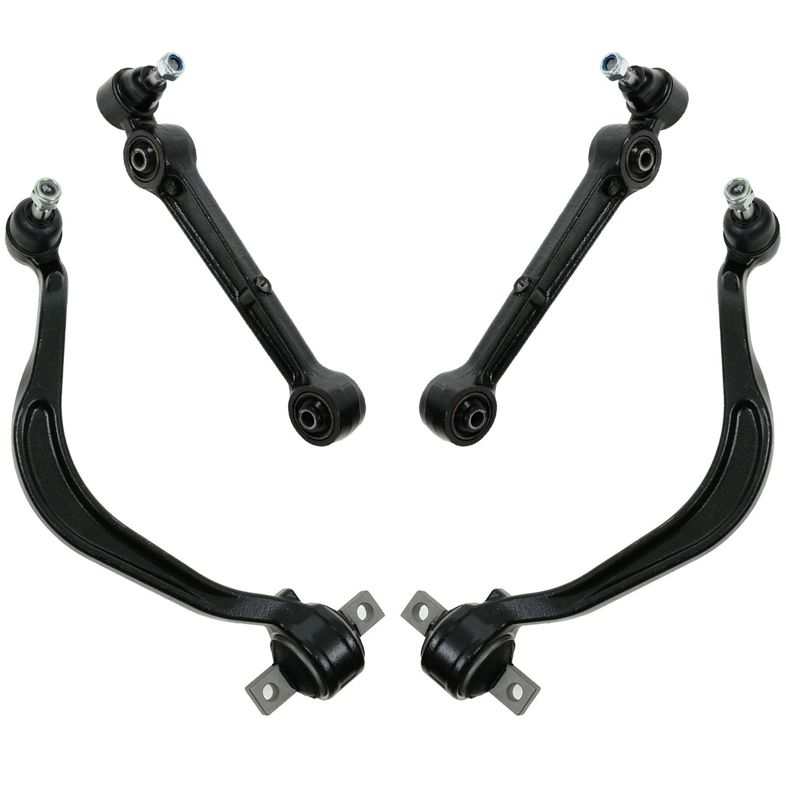 TRQ Front Lower Control Arm with Ball Joint Set Compatible with 1995-2000 Chrysler Sebring Dodge Avenger 1995-1998 Eagle Talon 1