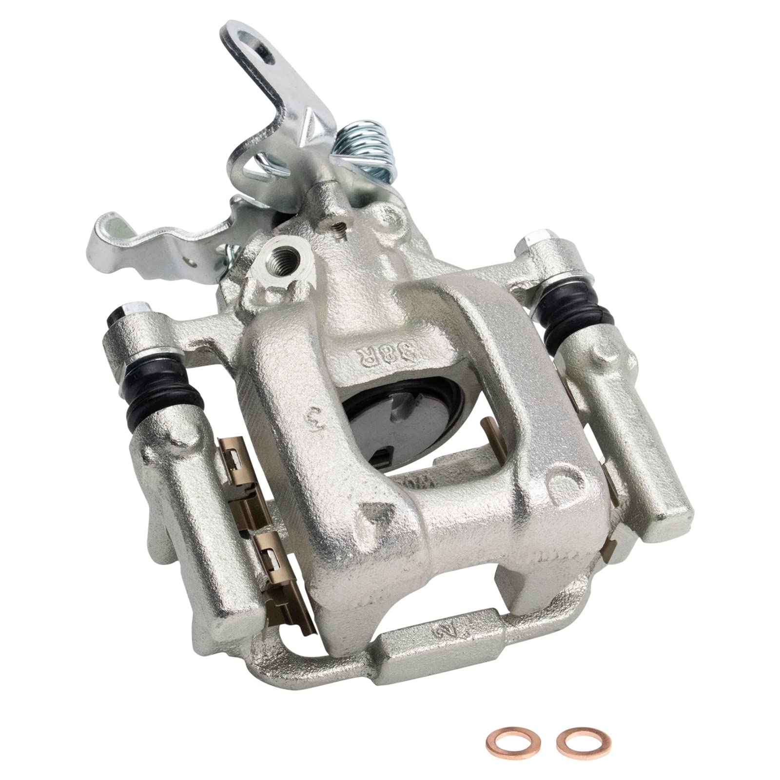 Trq Rear Brake Caliper Set Compatible With 2010-2013 Audi A3 A3 Quattro 2012-2013 Volkswagen Beetle 2011-2016 Eos 2010-2014 Golf
