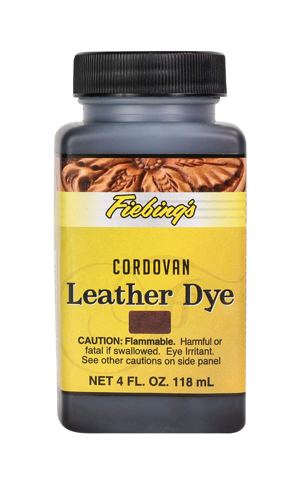 Fiebing'S Leather Dye - Alcohol Based Permanent Leather Dye - 4 Oz - Tan, Available In Multiple Colors
