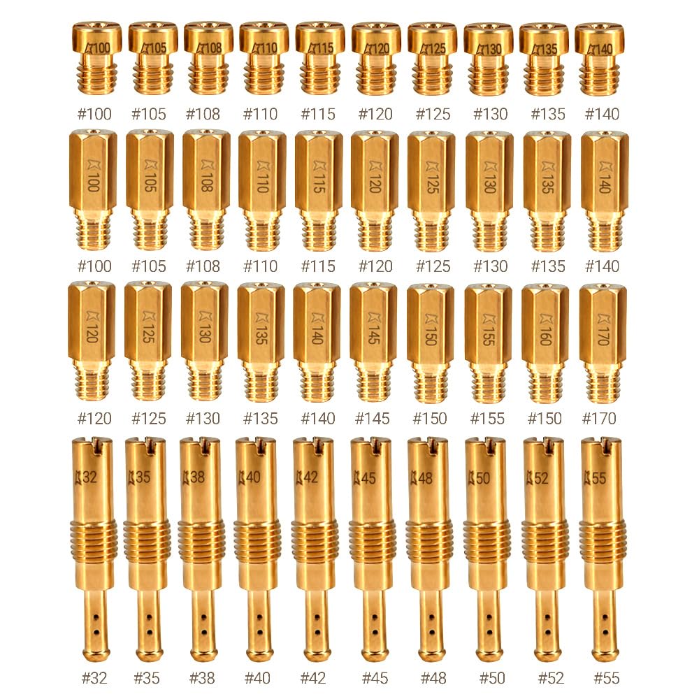40 Pcs Main Jets Slow Jets Pilot Cleaner Tool Kit Fits For Pwk Cvk Pe Keihin Oko Carb Koso Polini Ko Scl-2018090002-Zh-T-01 Scl-2018090002-Zh-T-02 Scl-2018090001-Zh-T-01 Scl-2018090003-Zh-T-01