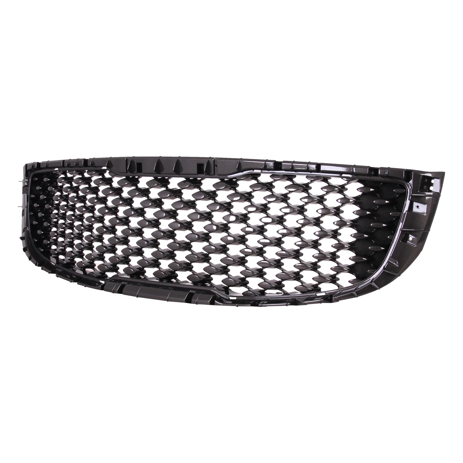 TYG (CAPA QUALITY) Front Grille Compatible with 2015-2018 Kia Sedona EX/L/LX/SX w/o Surround View, ABS OEM Replacement Bumper Gr