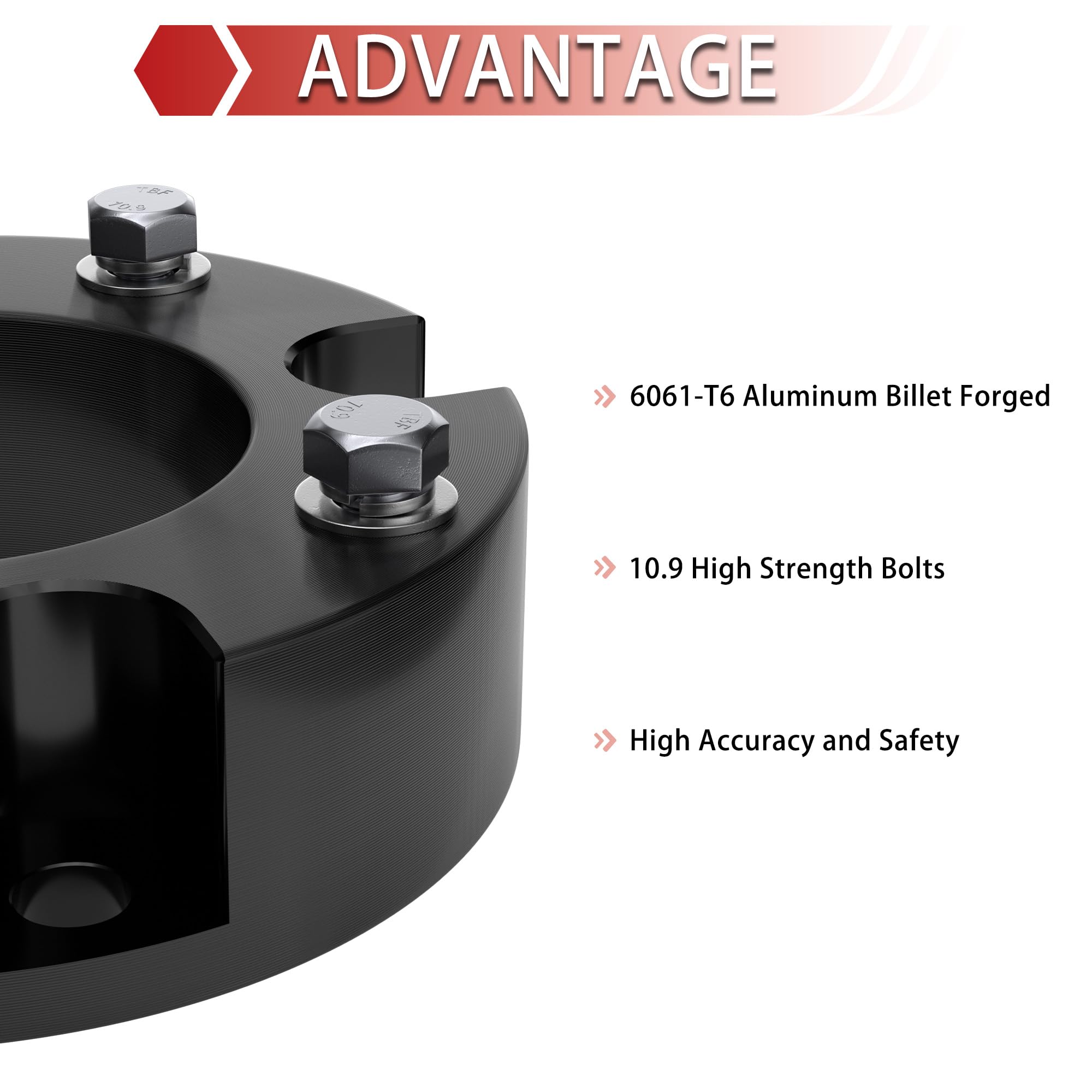 3 Inch Leveling Lift Kit Compatible With 2007-2021 Tundra 2007-2021 Sequoia 2Wd/4Wd, Leveling Lift Kit Fit For Tundra Sequoia Fo