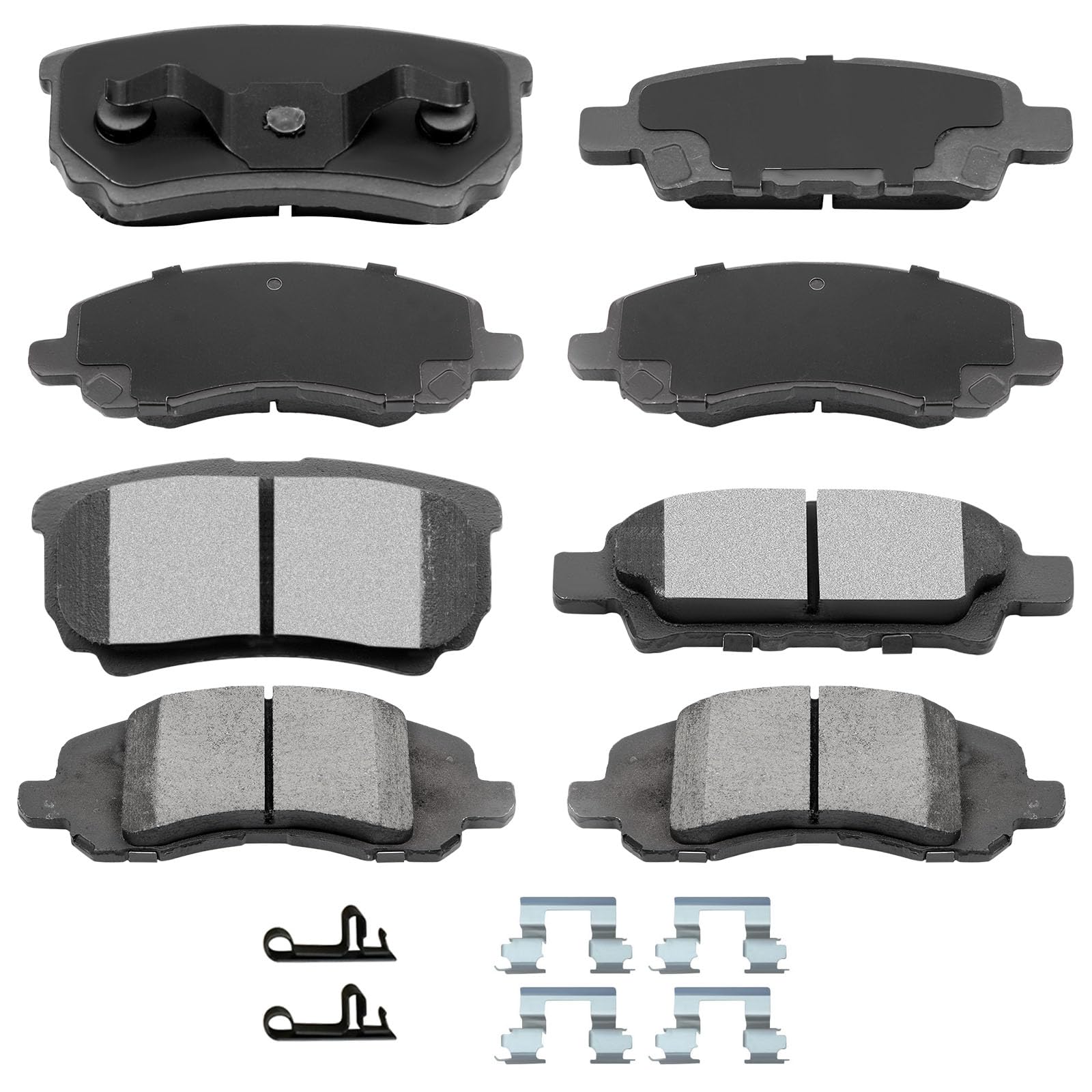 Automuto 8Pcs Front & Rear Ceramic Disc Brake Pads Set D1037 D1285 For Chrysler 200 Sebring For Dodge Avenger Caliber For Jeep C