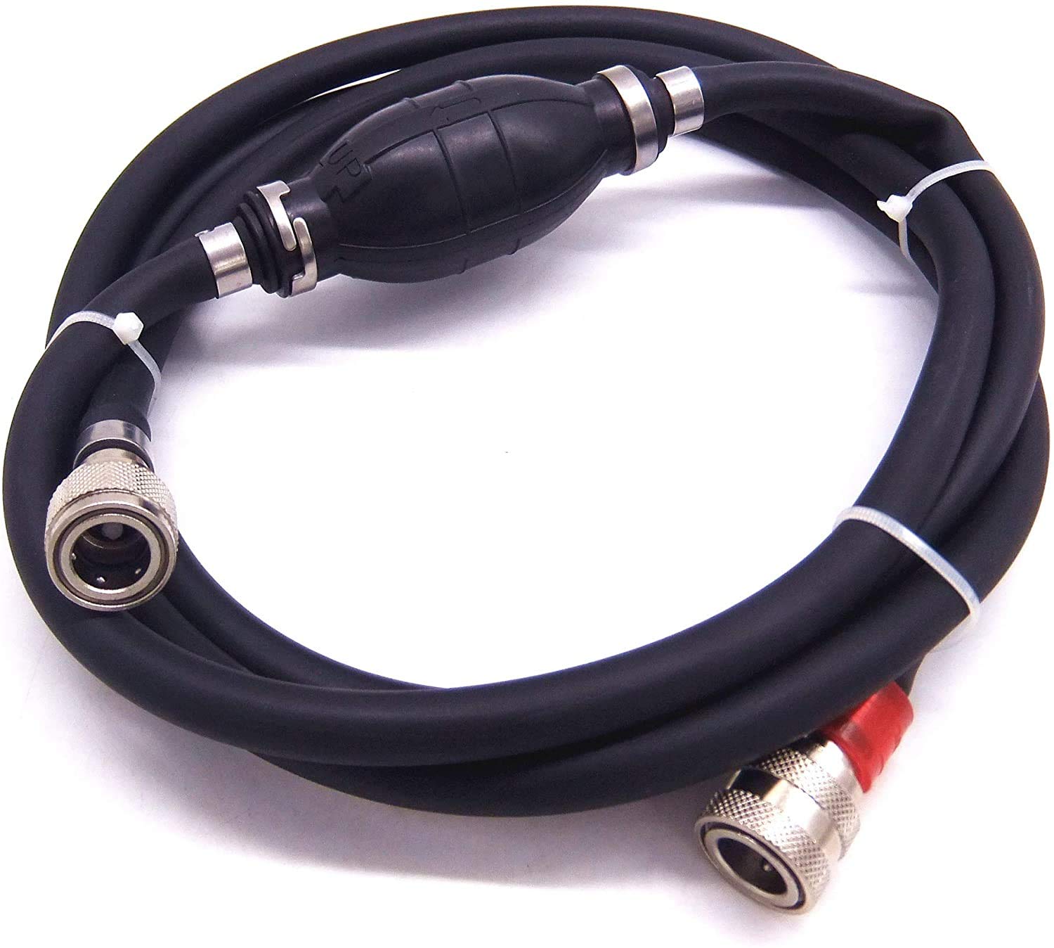 Fuel Hose Assy With Primer Bulb 3B7-70200-3 3B7-70200-4 3B7702003 3B7702004 383-70200-0 383702000M 345-70200-0 345702000M For Tohatsu & For Nissan Outboard M Ns Md 5-90Hp 7.93Ft