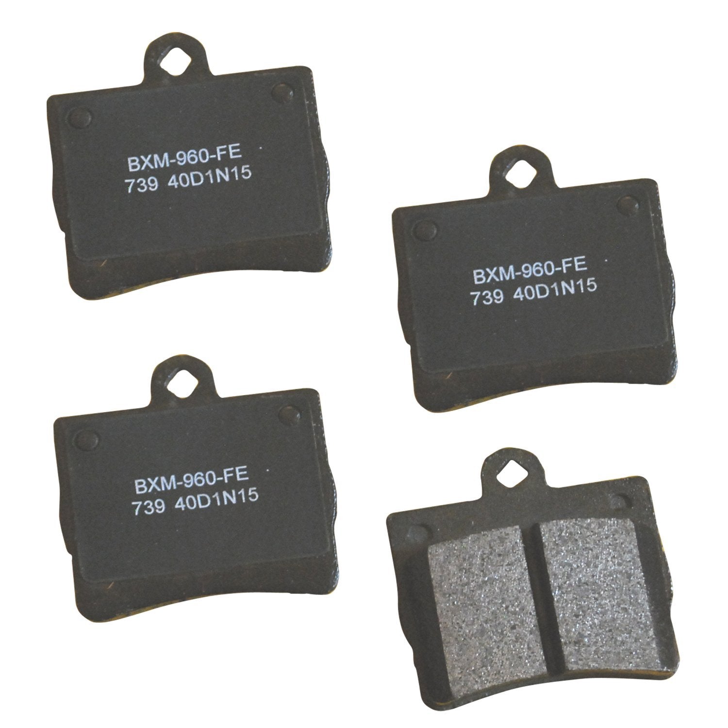 Bendix Premium Sbm739 Semi-Metallic Rear Brake Pads For Mercedes-Benz C230 1998-1996