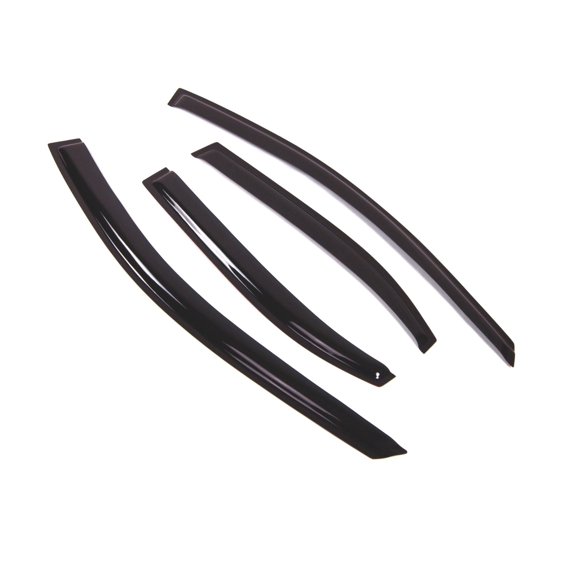 Tuningpros Outside Mount Window Vent Visors Rain Guards Compatible With Acura Tsx 2004-2008 | Side Window Wind Deflectors Rain S