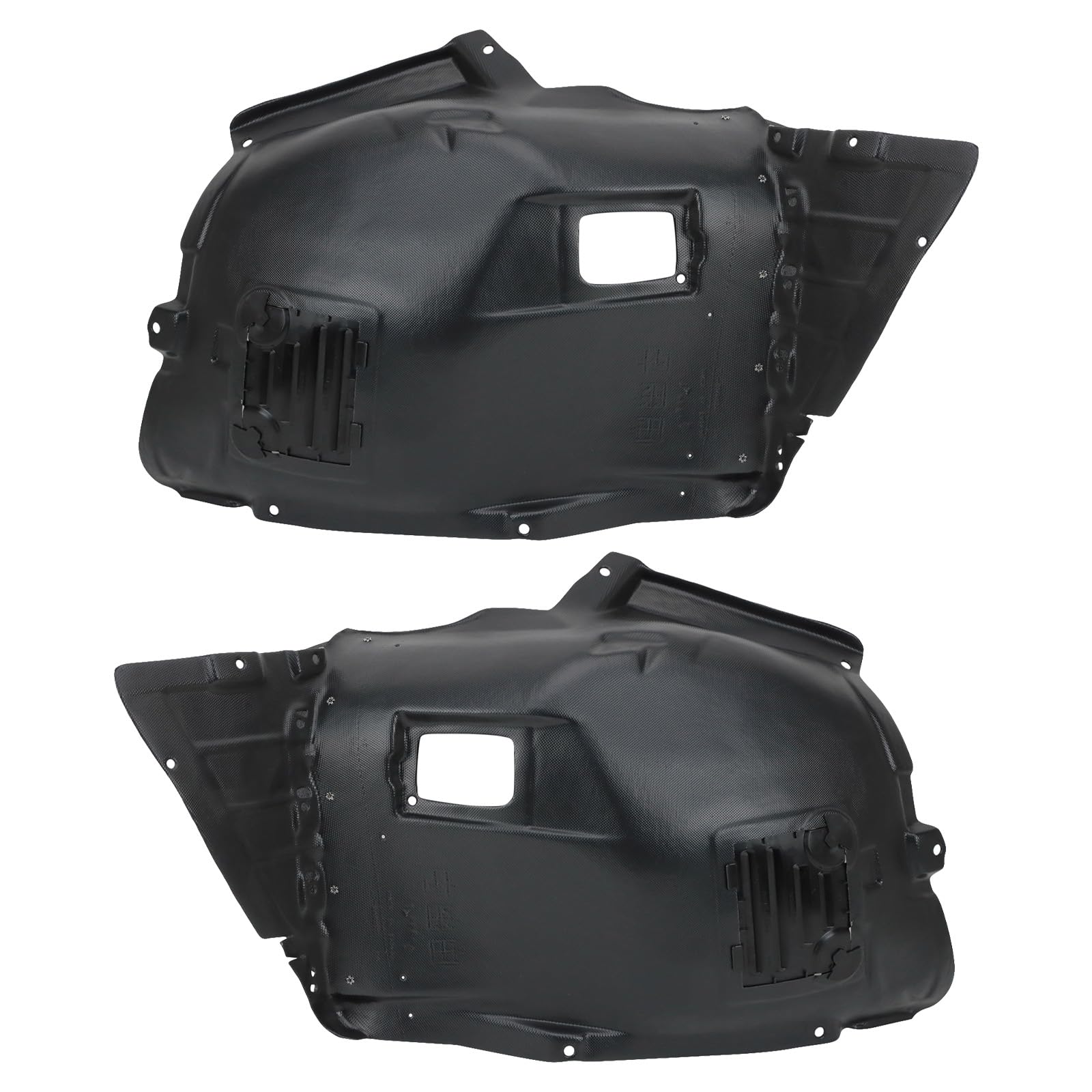 Trq Front Inner Fender Liner Set Compatible With 2006 Bmw 325I 2007-2012 328I 330I 335I Bm1250114 Bm1251114
