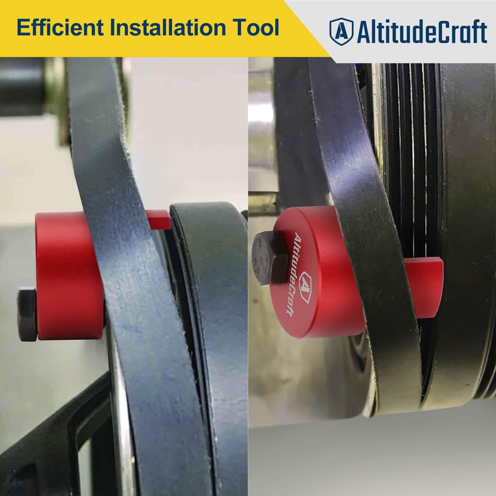 Altitudecraft Stretch Belt Installation Tool - Professional Automotive Tool For Easy Belt Removal And Installation