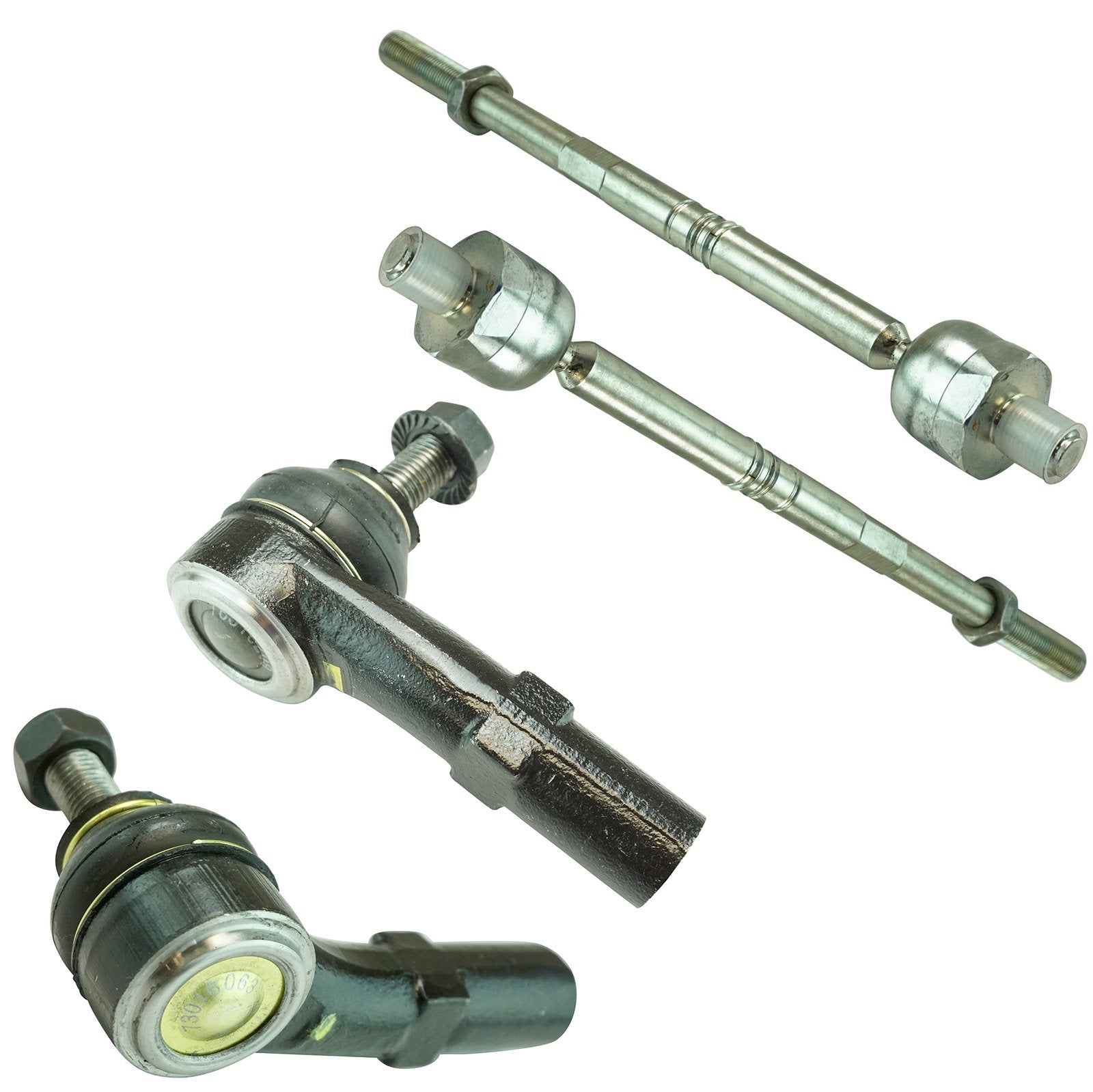 Trq Inner & Outer Tie Rods Lh & Rh Kit Set Of 4 For Vw Jetta Golf Eos Tiguan Cc Audi