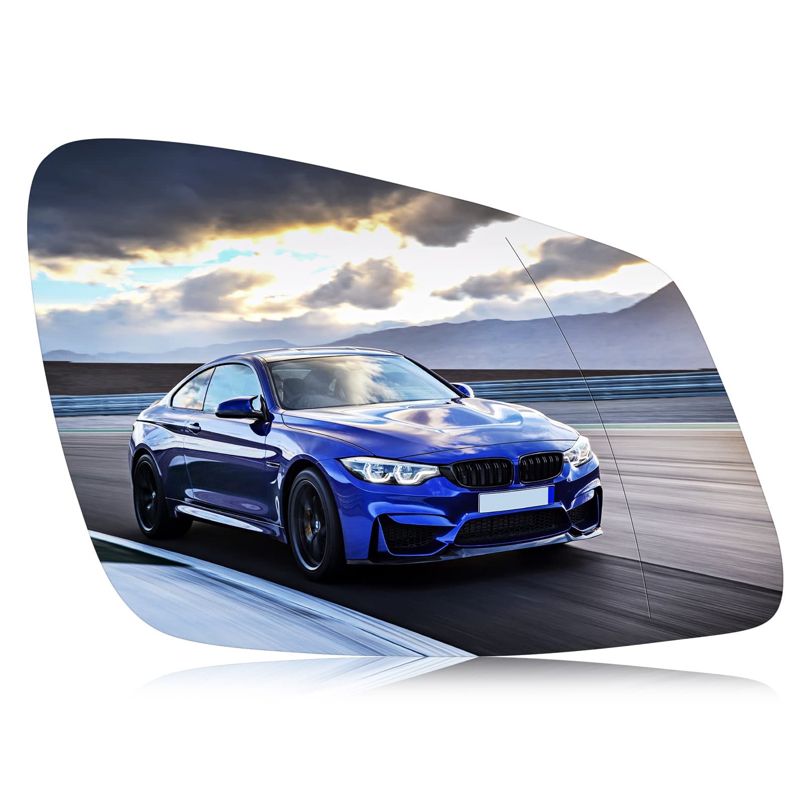 Right Passenger Side Mirror Glass Replacement For 2009-2019 Bmw M2-M7 Series, F20 F22 F30 F32 F34 F36 F80 228I 320I 328I 330I 33