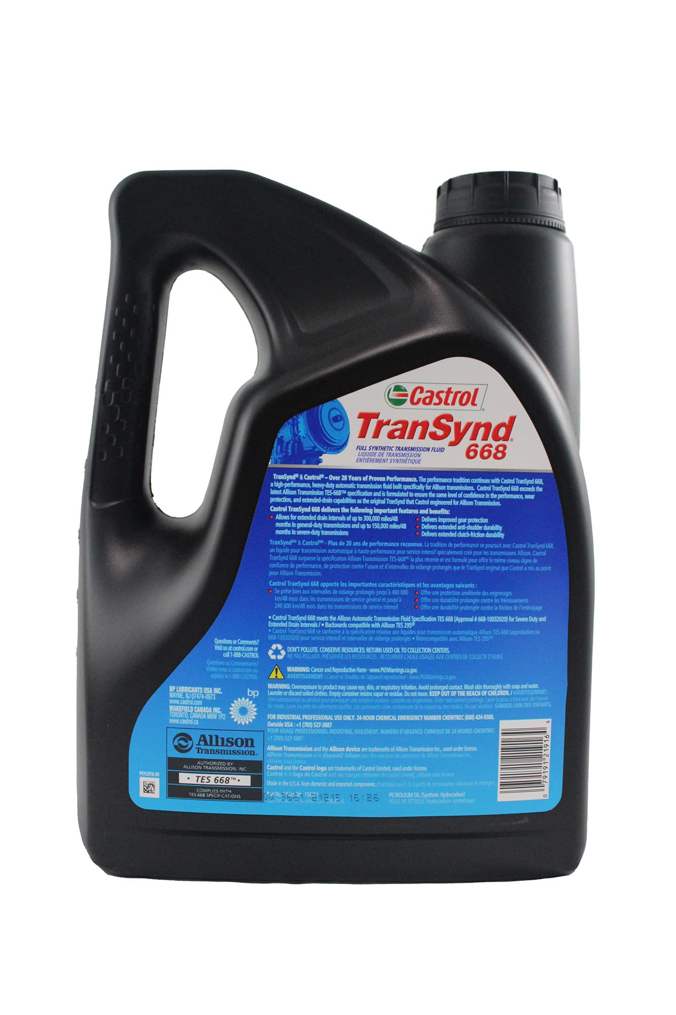 Stone River Products Castrol Transynd 668 Allison 2021 Updated Spec 2 Gallons And One Allison 29539579 Filter Only By Doxa World