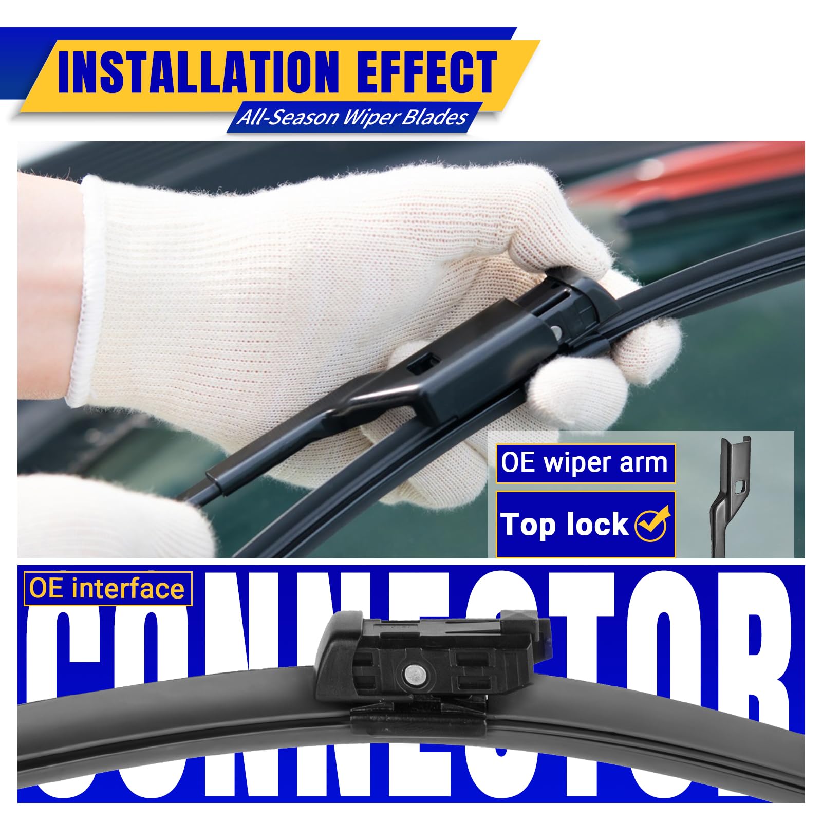 2 Wipers Replacement For 2018-2020 Vw Volkswagen Atlas/2019-2020 Porsche Cayenne Original Equipment Replacement Wiper Blade - 26