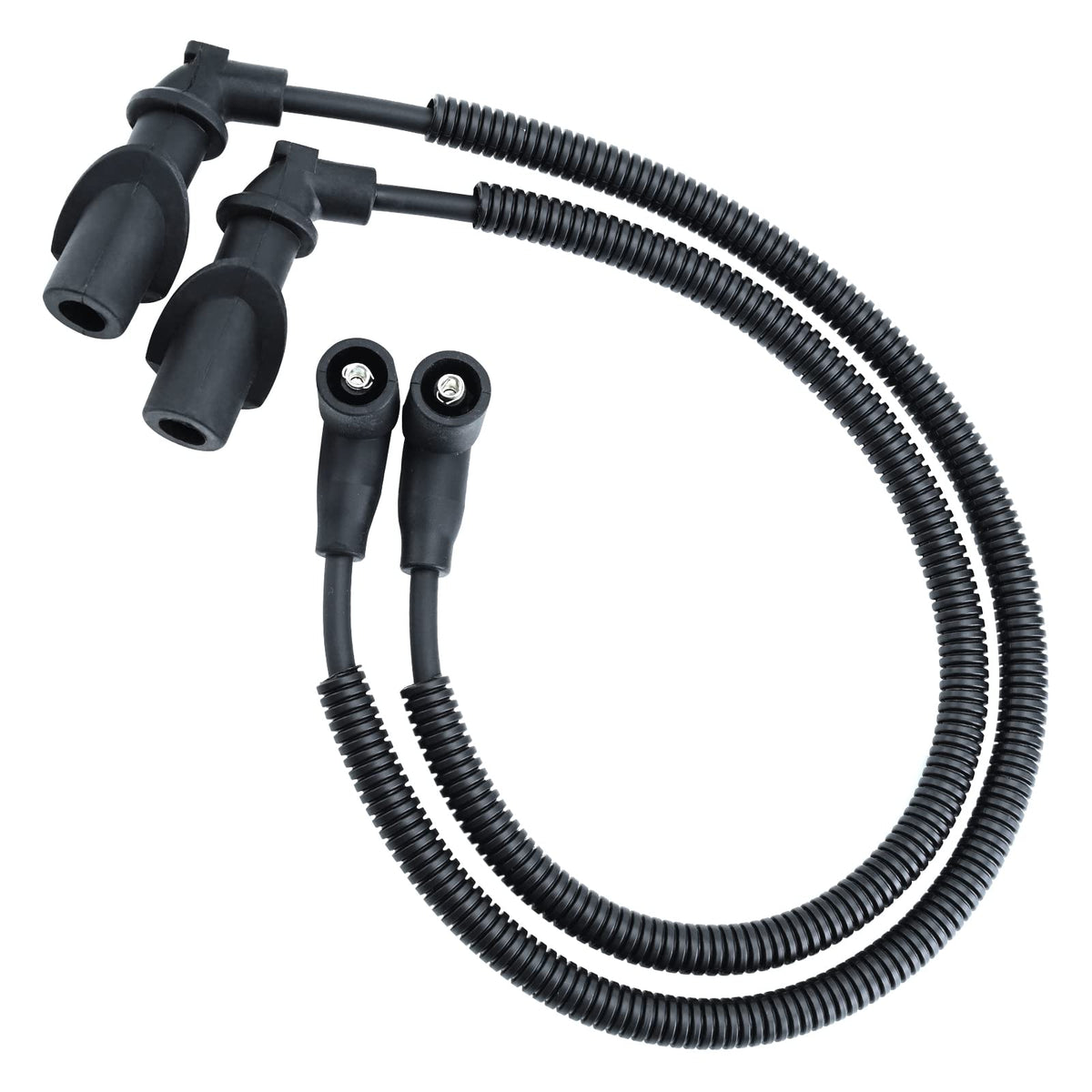 Quickwolf 4010909 Ignition Coil Spark Plug Cap Wire Compatible With Polaris Sportsman 800| 04-07 Sportsman 700 Efi| Ranger 700| 