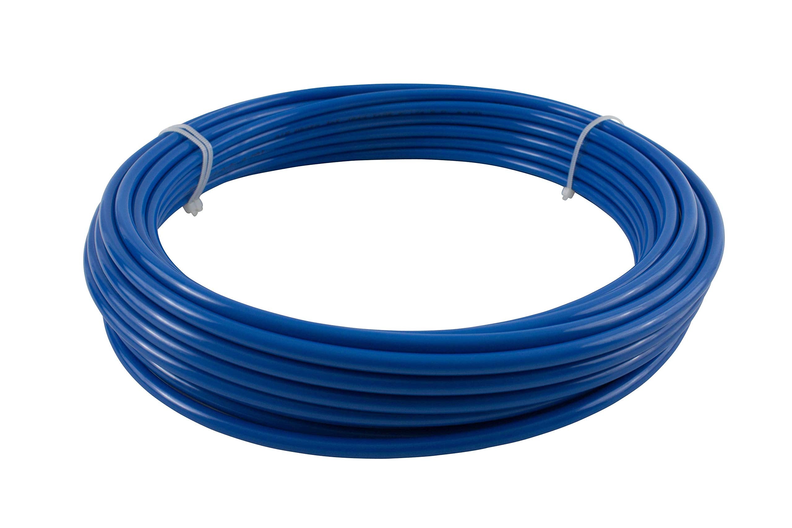 Mytee Products 1/4 OD x 50 Blue SAE J844 Nylon Air Brake Tubing DOT Approved | Pneumatic Nylon Air Line Hose for Air Brake Syst