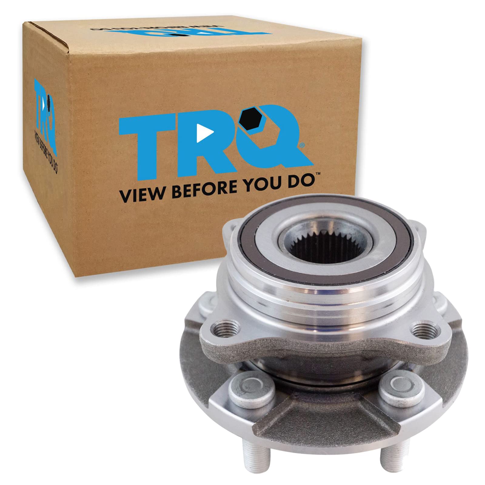 Trq Rear Left Right Wheel Hub Bearing Assembly Driver Passenger Side Compatible With 2017-2018 Ford Gt 2015-2023 Mustang