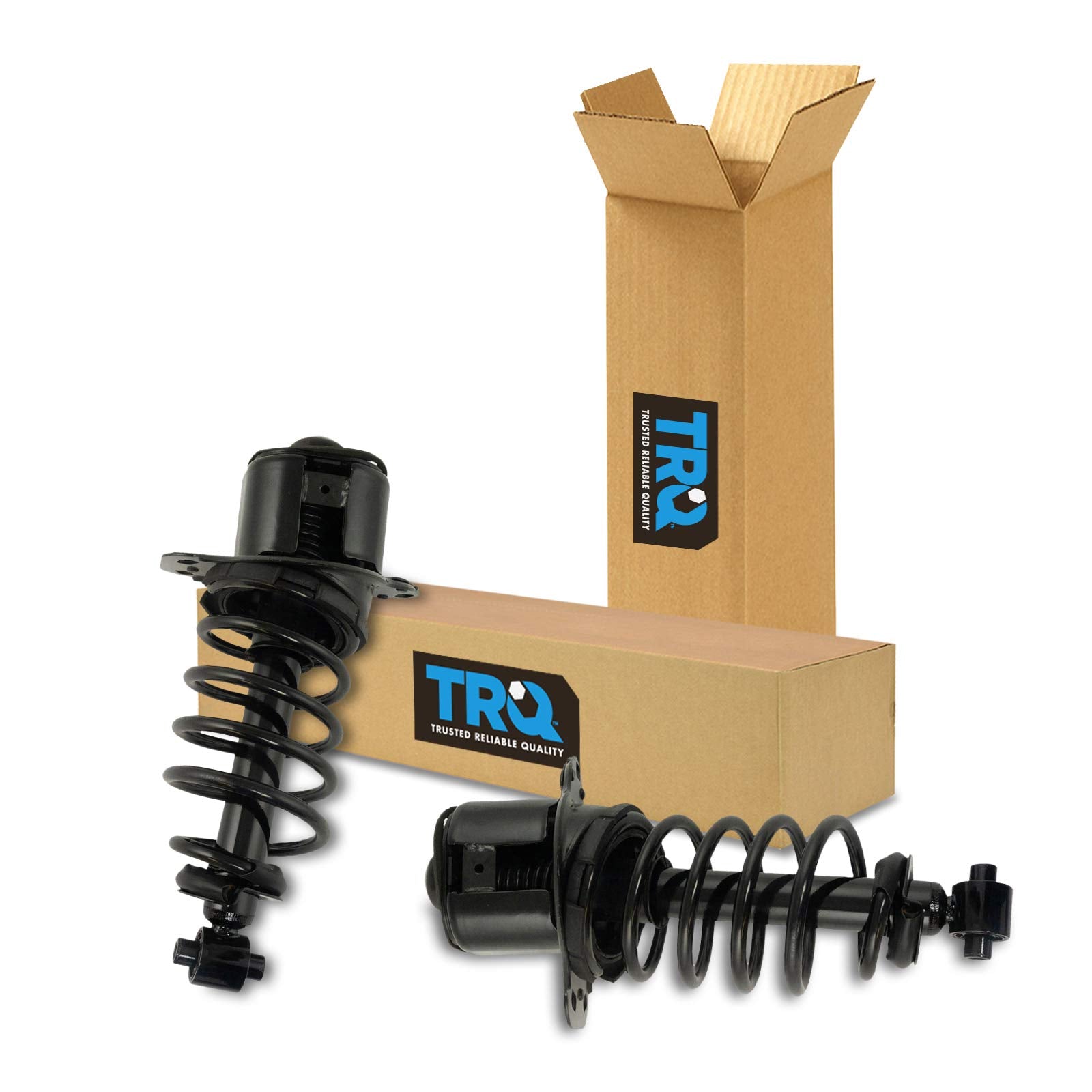 Trq Rear Strut & Coil Spring Assembly Set Driver & Passenger Sides Compatible With 08-09 Ford Taurus Mercury Sable