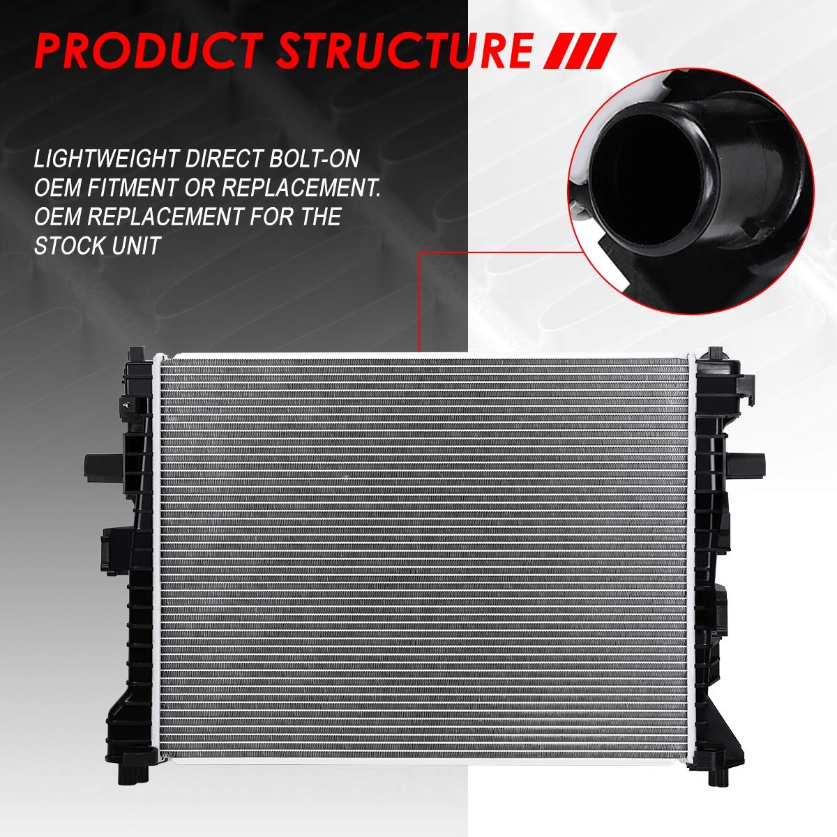 Auto Dynasty Radiator Compatible With 06-11 Ford Crown Victoria Lincoln Town Car Mercury Grand Marquis At, Dpi 2852 Factory Styl
