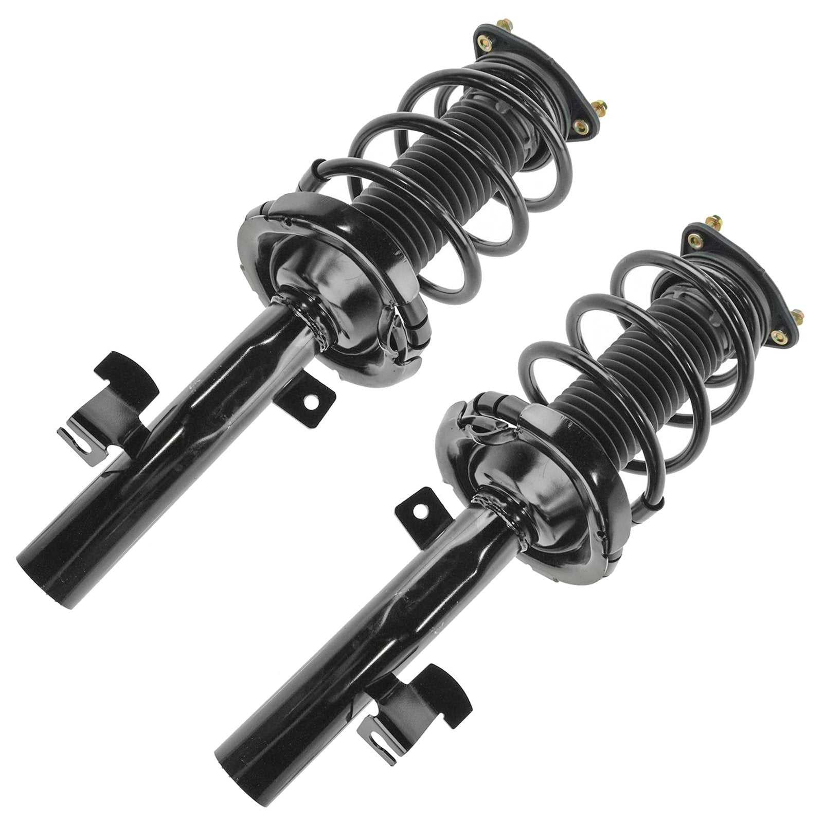 Trq Front Strut & Coil Spring Assembly Set Driver & Passenger Sides Compatible With 04-13 Mazda 3 06-10 5