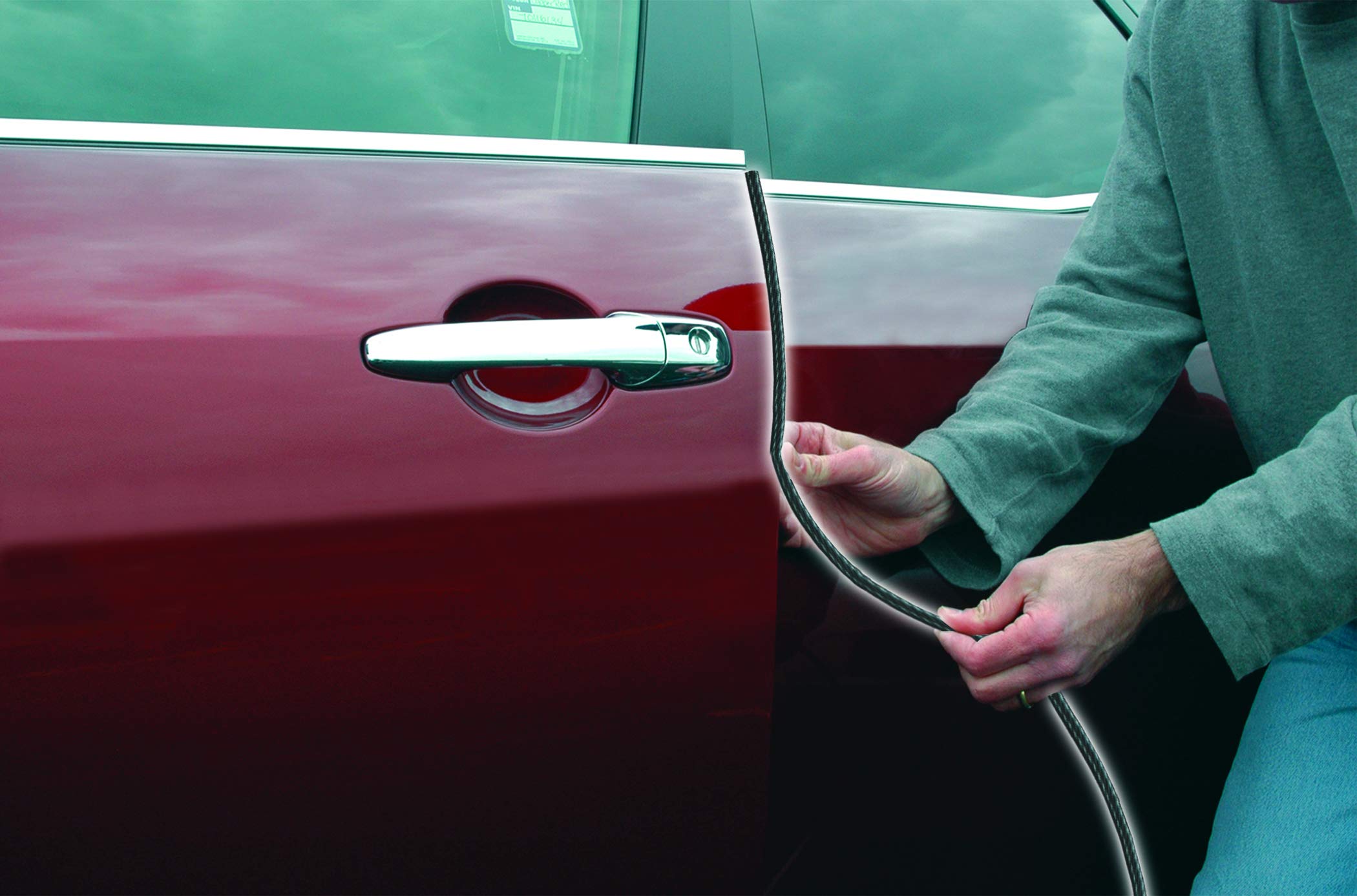 Cowles Custom, Carbon Fiber Style Edge Trim Protects And Enhances, Cars, Trucks, Boats, & Rvs - 18 Ft Of Flexible U-Channel Trim