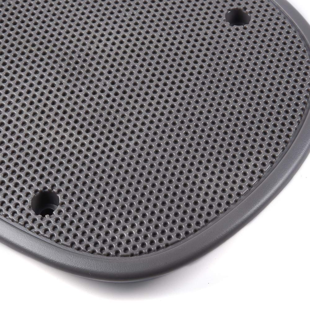 Pit66 Front Speaker Grill Cover Compatible With 98-05 Chevy Blazer/98-05 Gmc Jimmy Gray Grille 15046446