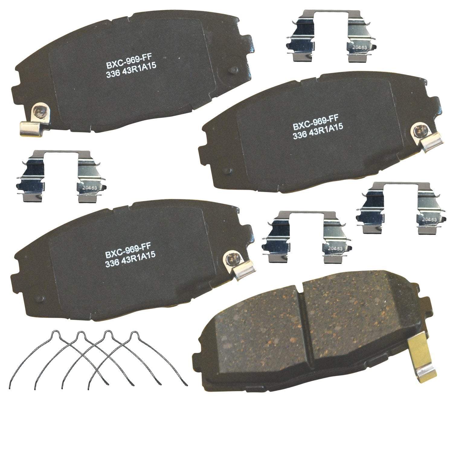 Bendix Premium Sbc336 Ceramic Front Brake Pads For Toyota Supra 1992-1986