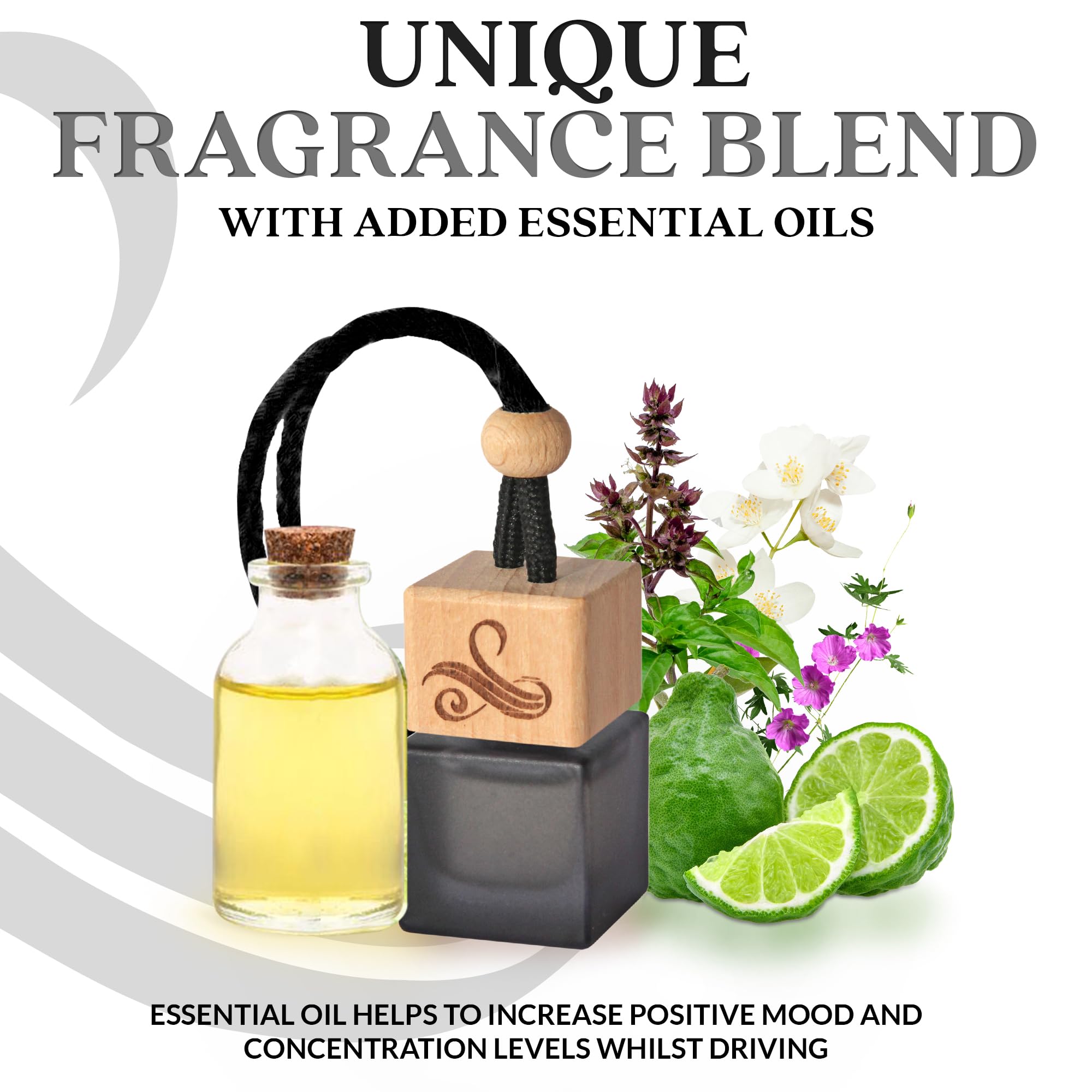 Greed Car Air Freshener For Men | Aventos Perfume Inspired Fragrances | Strong Freshener With Odour Eliminator Technology | Cree