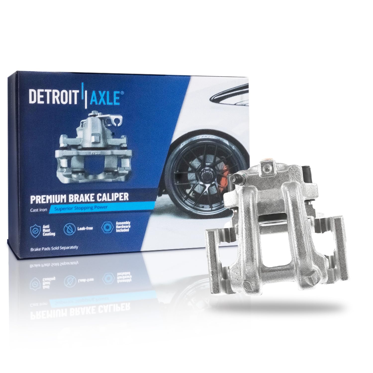 Detroit Axle - Rear Right Brake Caliper for BMW 328d 328i 320i 228i 230i xDrive, 330e, 330i 328i GT xDrive, 428i 430i xDrive Gra