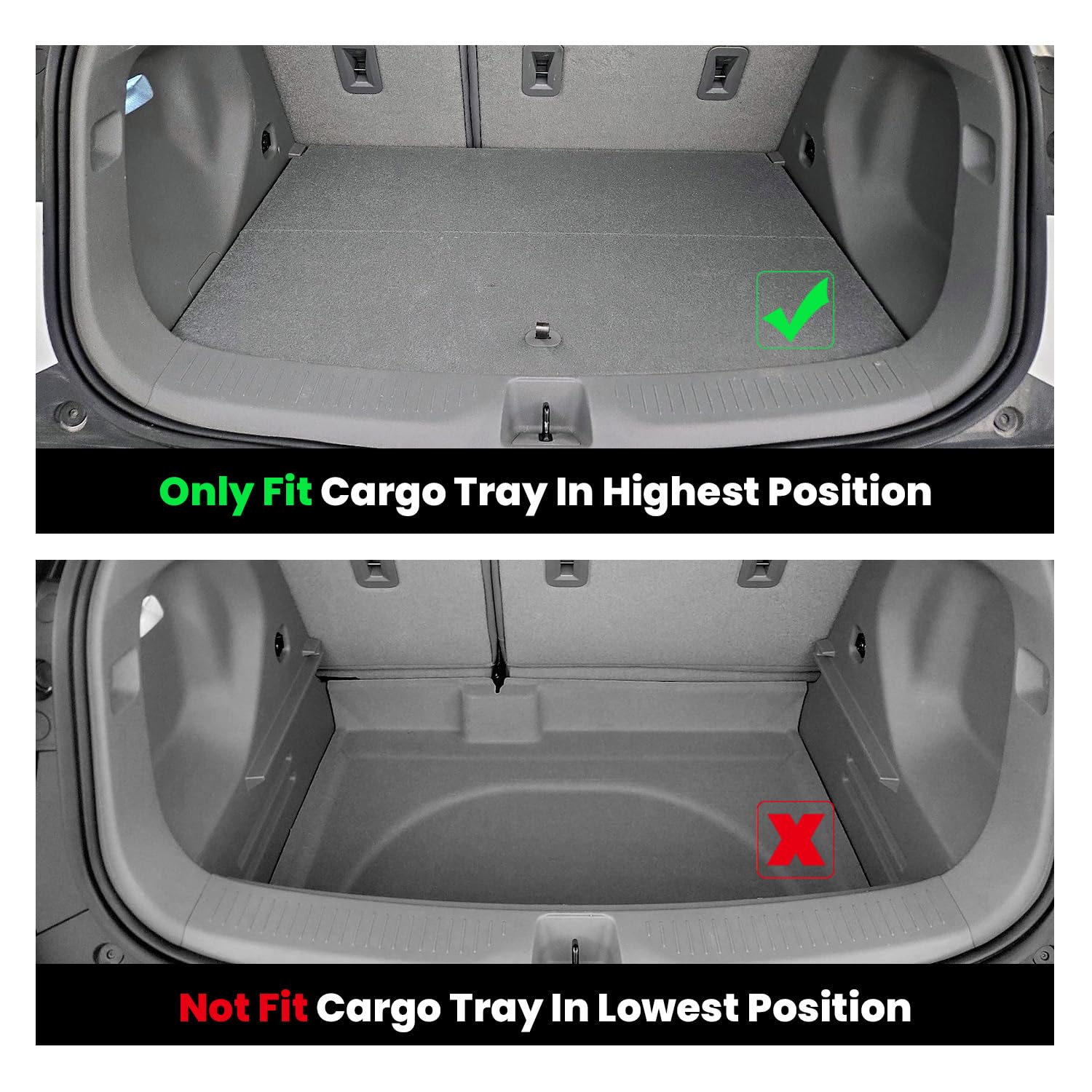 Lasfit Floor Mats & Cargo Liner For Chevrolet Chevy Bolt Euv 2022-2023 (Not Ev), All Weather Tpe Custom Fit Floor Mats For Car,