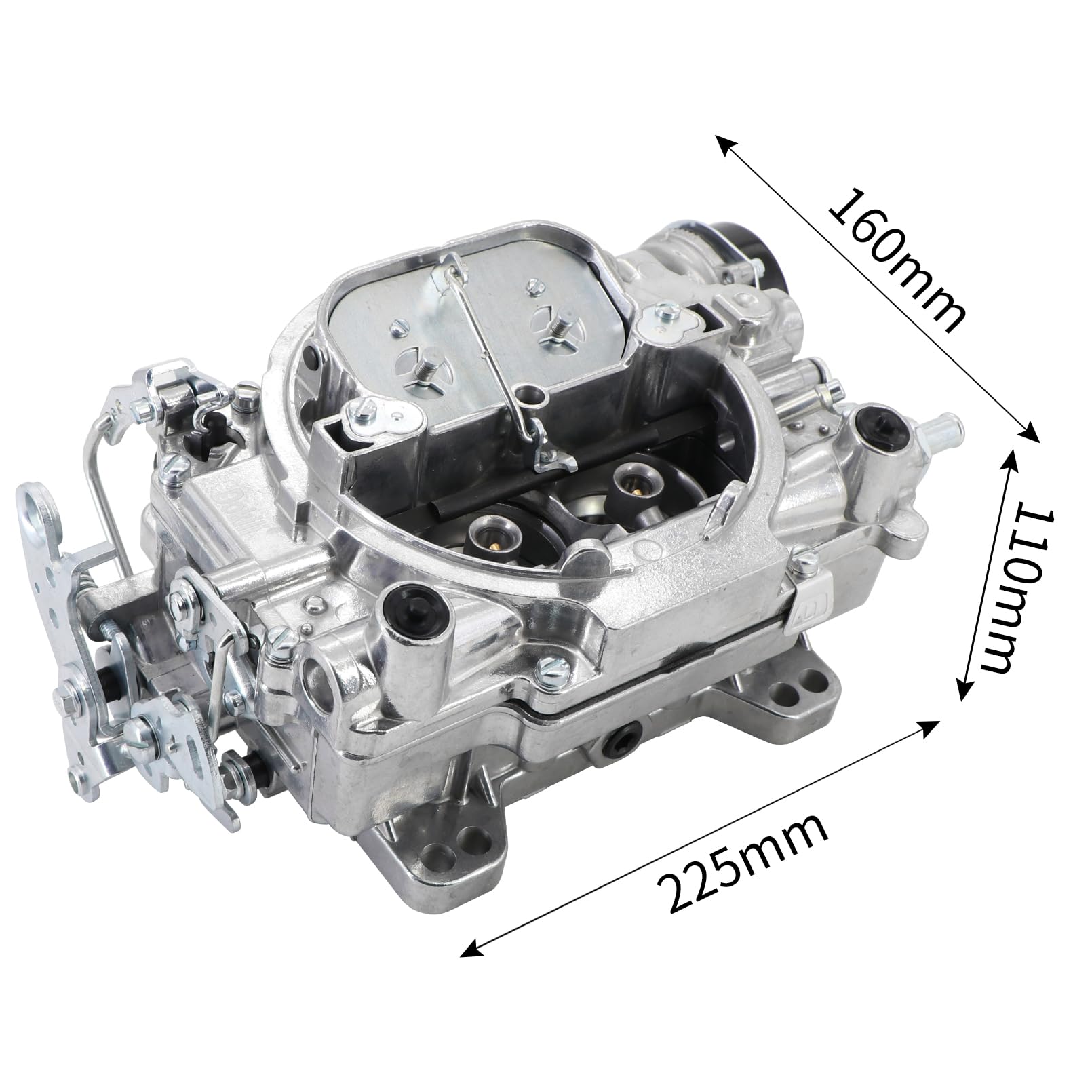 Dokili 1403 Carburetor Replacement for 500CFM 4-Barrel Square Bore Air Valve Secondary Electric Choke Compatible with Ch.evy Ch.