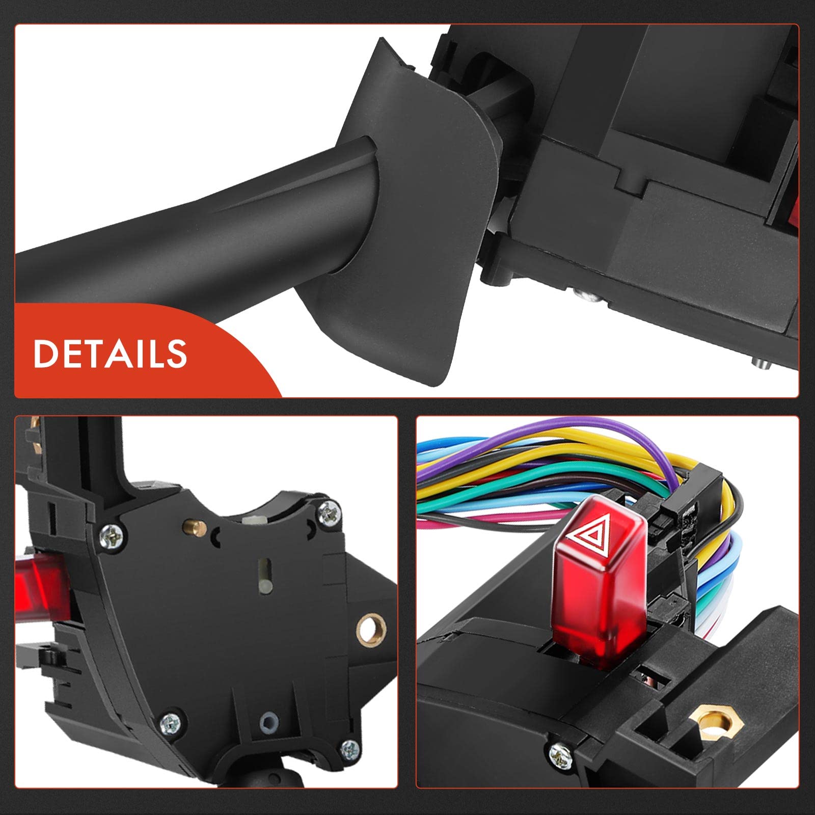 A-Premium Multifunction Switch Turn Signal Switch Headlamp Beam Windshield Washer Wiper Switch Compatible with Chevy Express 1500/2500/3500 2001-2002 & GMC Savana 1500/2500/3500 2001-2002