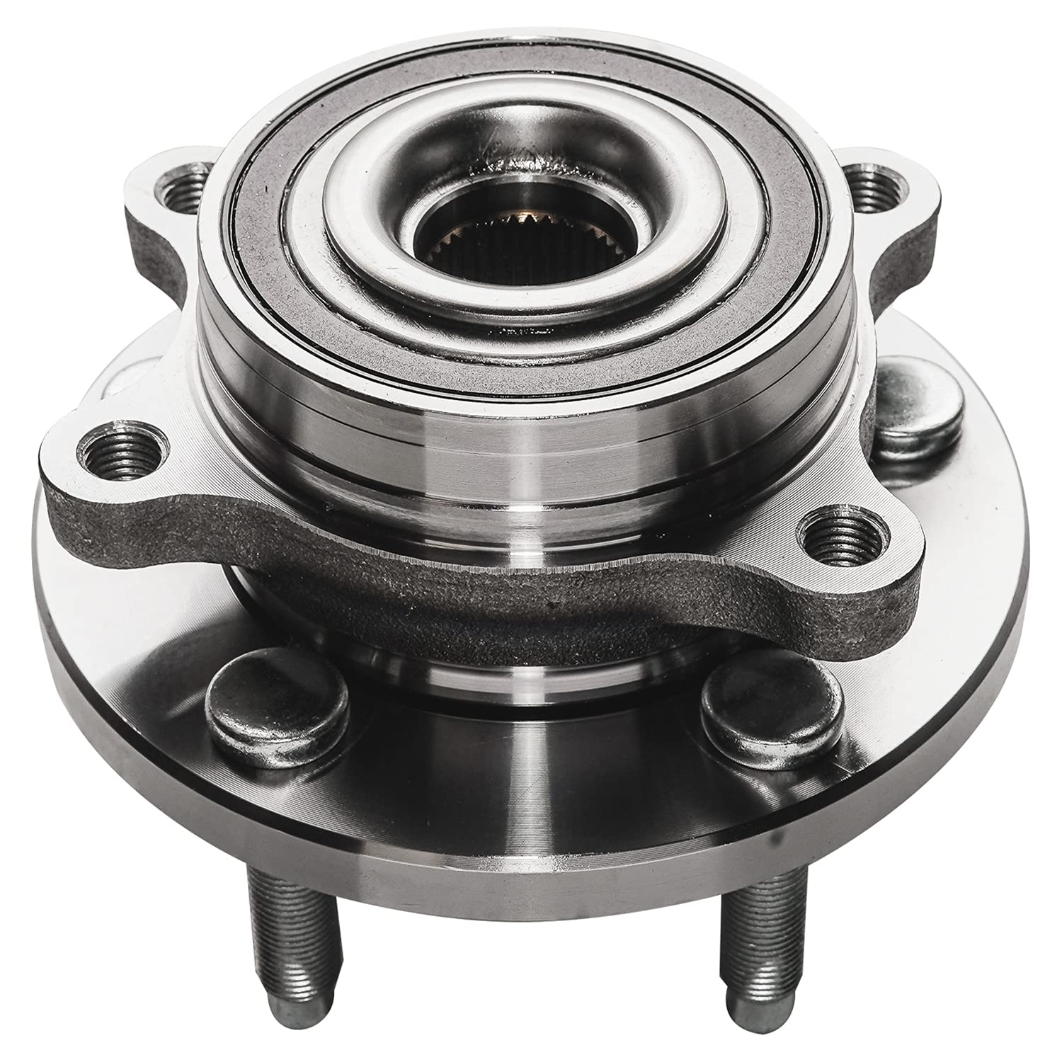 Detroit Axle - 513275 Front Wheel Bearing Hub For 09-19 Ford Flex 13-19 Taurus Lincoln Mks Mkt, Replacement 2013 2014 2015 2016 2017 2018 2019 Wheel Bearing And Hub Assembly