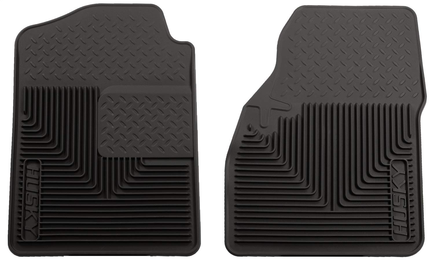 Husky Liners - Heavy Duty Front Floor Mats | 2002 - 2006 Chevrolet Suburban/Gmc Sierra 1500/2500/Tahoe/Cadillac Escalade, 1999 - 2007 Chevrolet Silverado, And More , Black | 51031