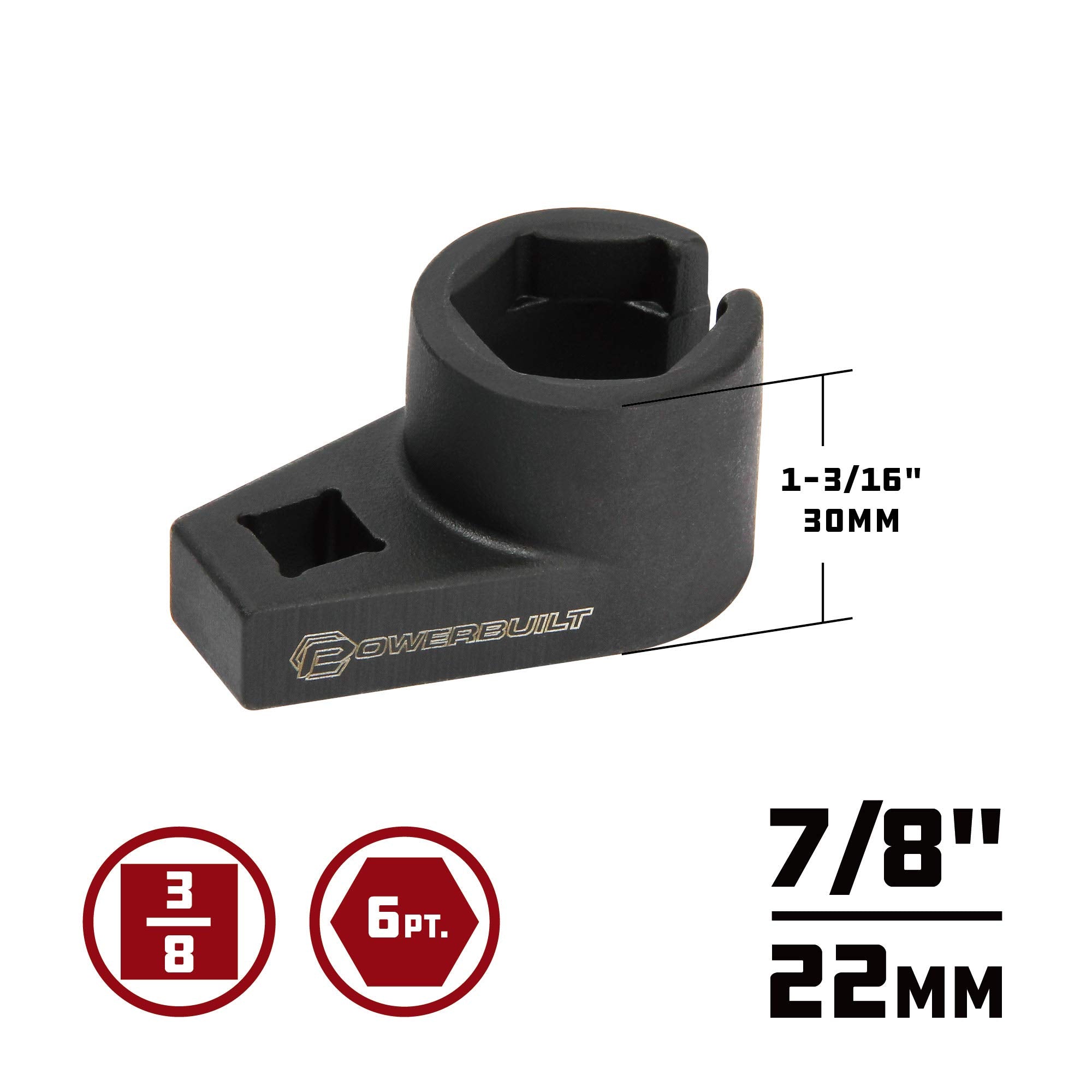 Alltrade 648625 Oxygen Sensor Socket Set, Black