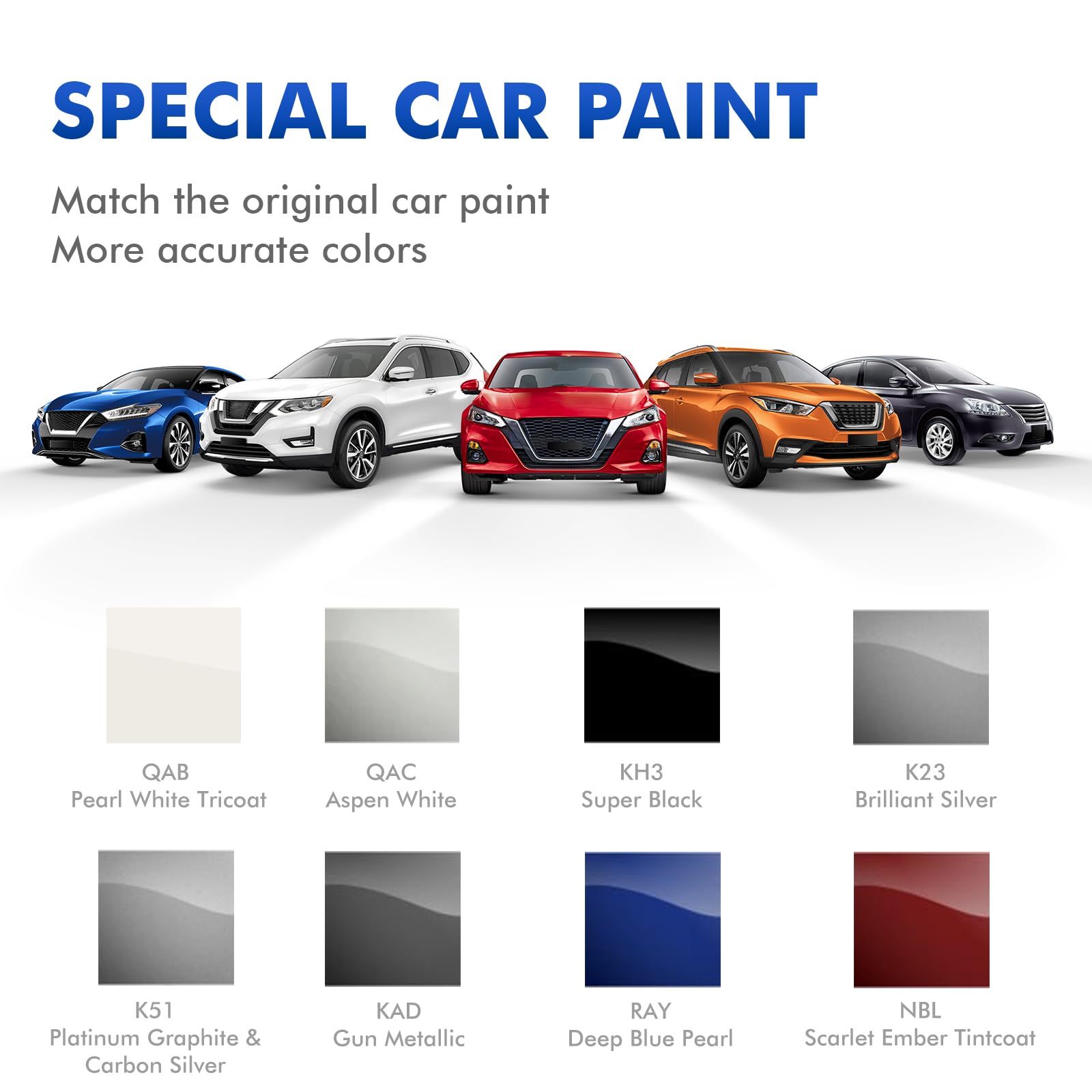 Xtryfun Nbl Scarlet Ember Touch Up Paint For Nissan, Diy Car Paint Scratch Repair Kit, Automotive Paint, Quick & Easy Fix Scratc