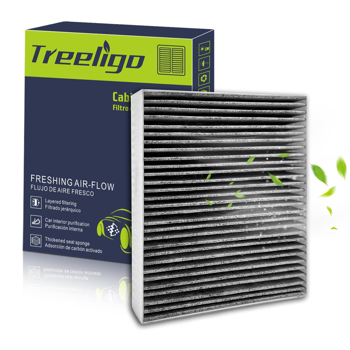 Treeligo Cf10743 Cabin Air Filter Compatible With Armada(2017-2021),Frontier(2022-2024),Infiniti G37(2008-2013),Q50(2014-2023),E