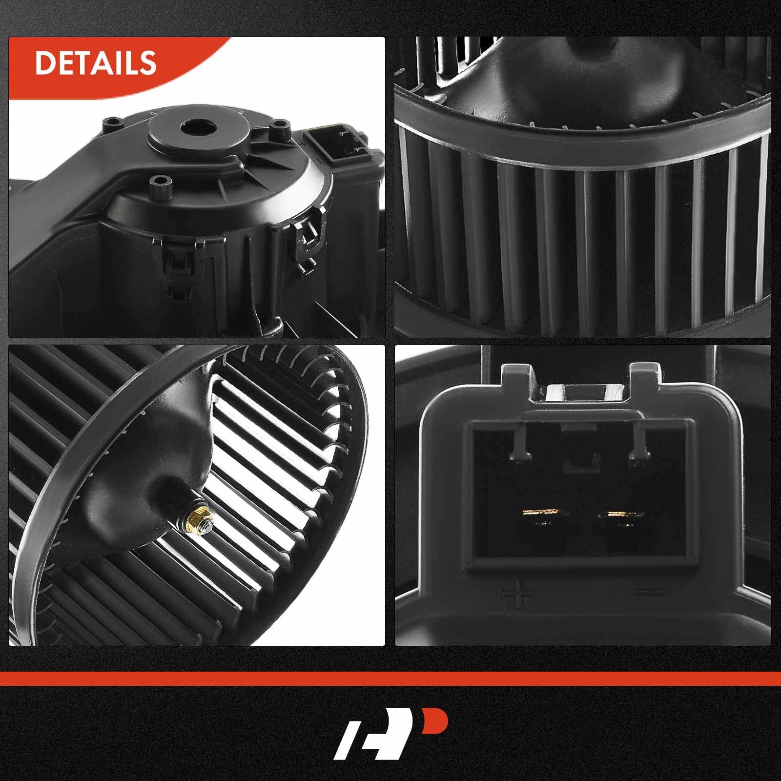 A-Premium Hvac Heater Blower Motor Assembly Compatible With Ford Vehicles - 2015-2023 Transit-150, Transit-250, Transit-350, Tra