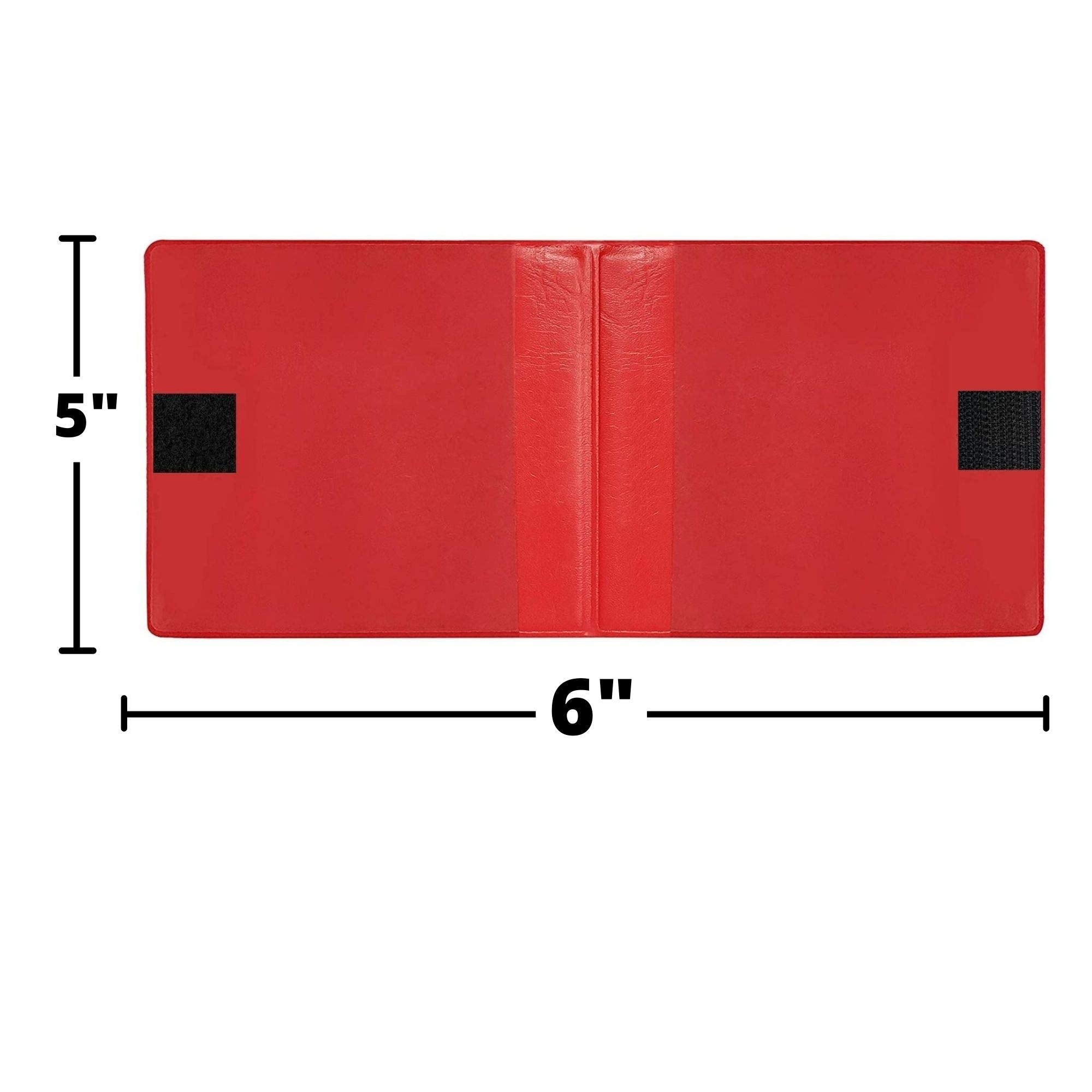 Performore Car Registration and Insurance Card Holders, Premium Wallets for Essential Car Documents with 2 Clear Pockets and Str