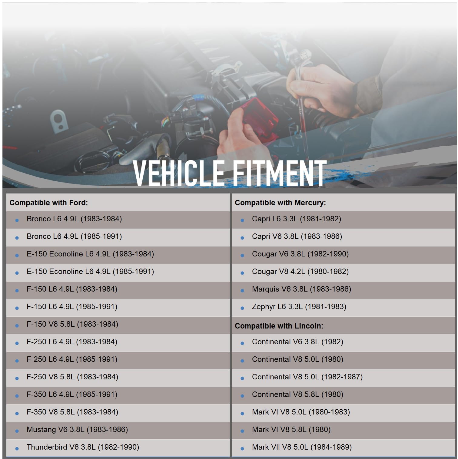 OEG Parts New Starter Compatible with Lincoln Mercury 4'' Mod II DD 1980-1990 NSA3180N SA-734 SA-734-BRM SA-734A SA-734B SA-737